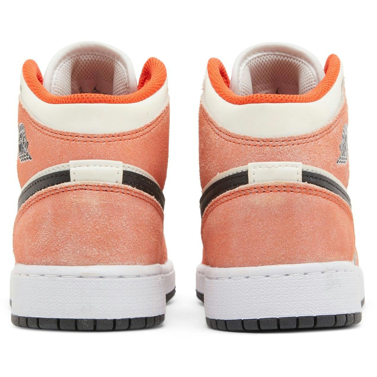 ( Grade School ) Air Jordan 1 Mid Orange Suede DV1336-800