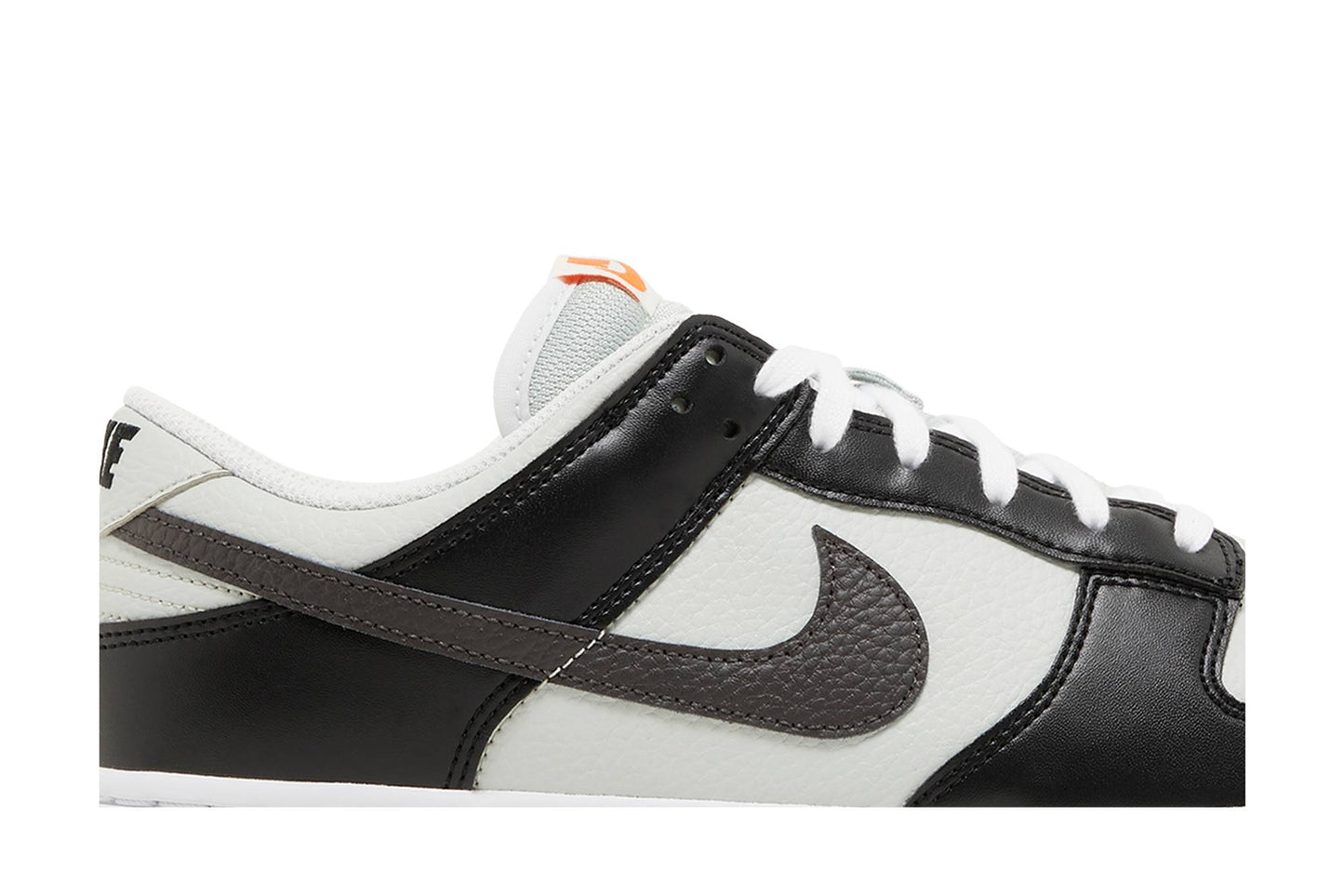 Nike Dunk Low 'Grey Black Orange Mini Swoosh' FN7808-001