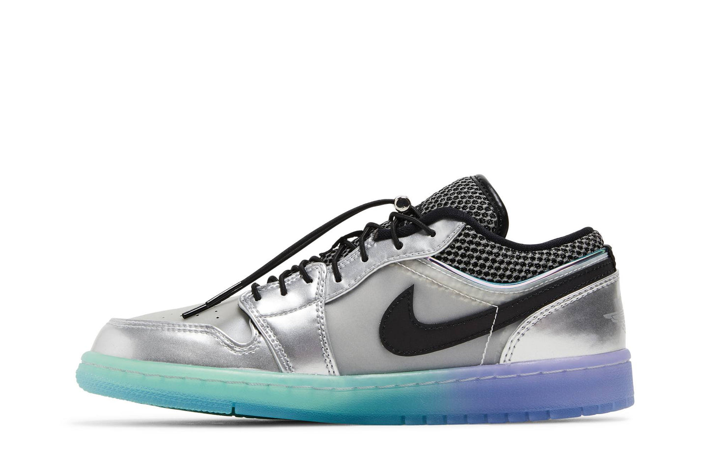 ( Women ) Air Jordan 1 Low SE 'Metallic Silver Gradient' DJ5199-109
