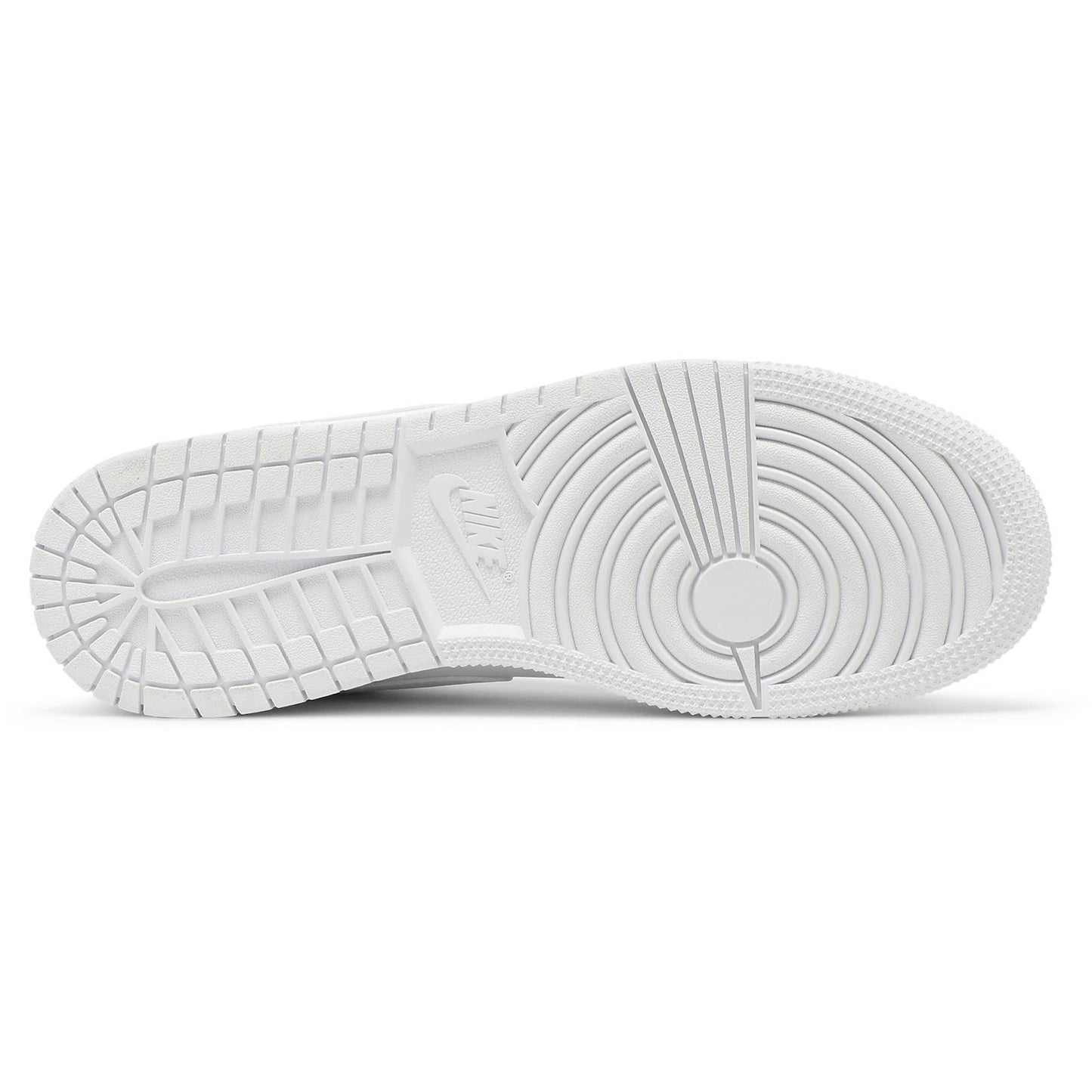 ( Grade School ) Air Jordan 1 Low Triple White 553560-130
