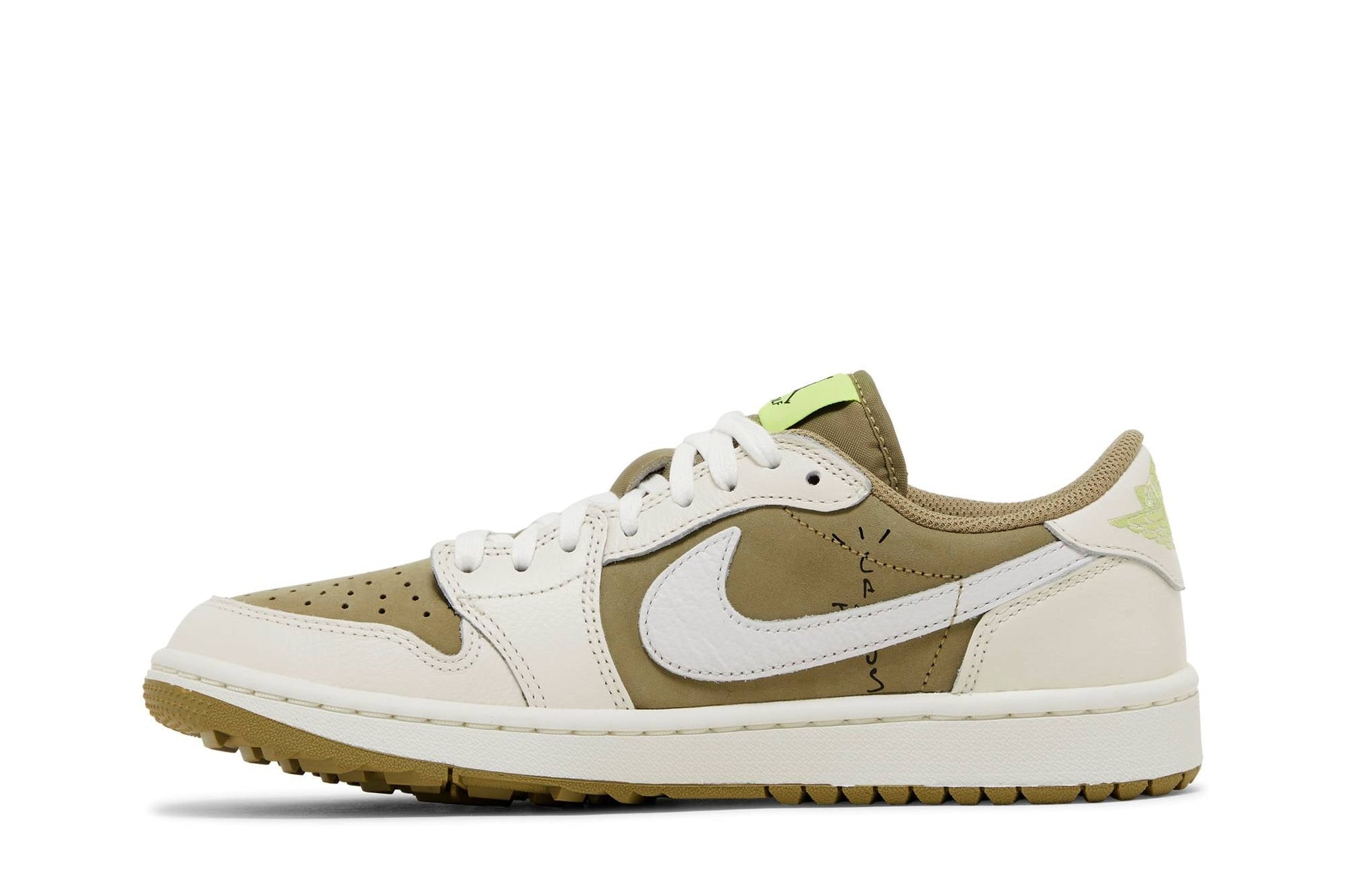 Travis Scott X Air Jordan 1 Low Golf Neutral Olive FZ3124-200