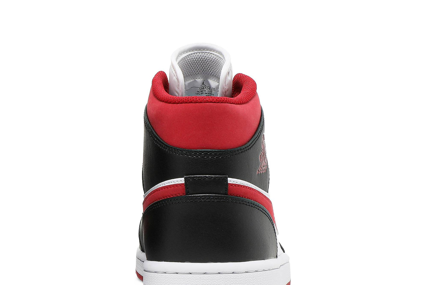 Air Jordan 1 Mid 'Black Gym Red' 554724-122
