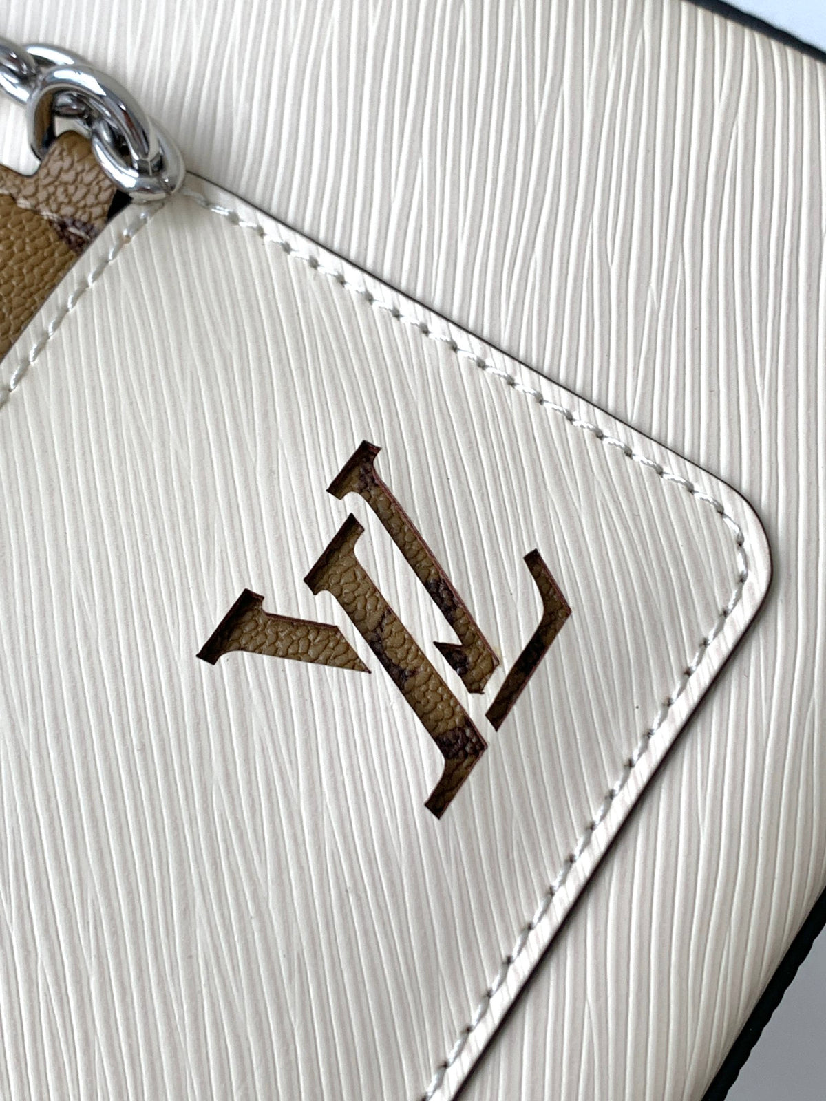 Louis Vuitton Marelle Quartz Epi Leather Shoulder Bag with Monogram Pouch