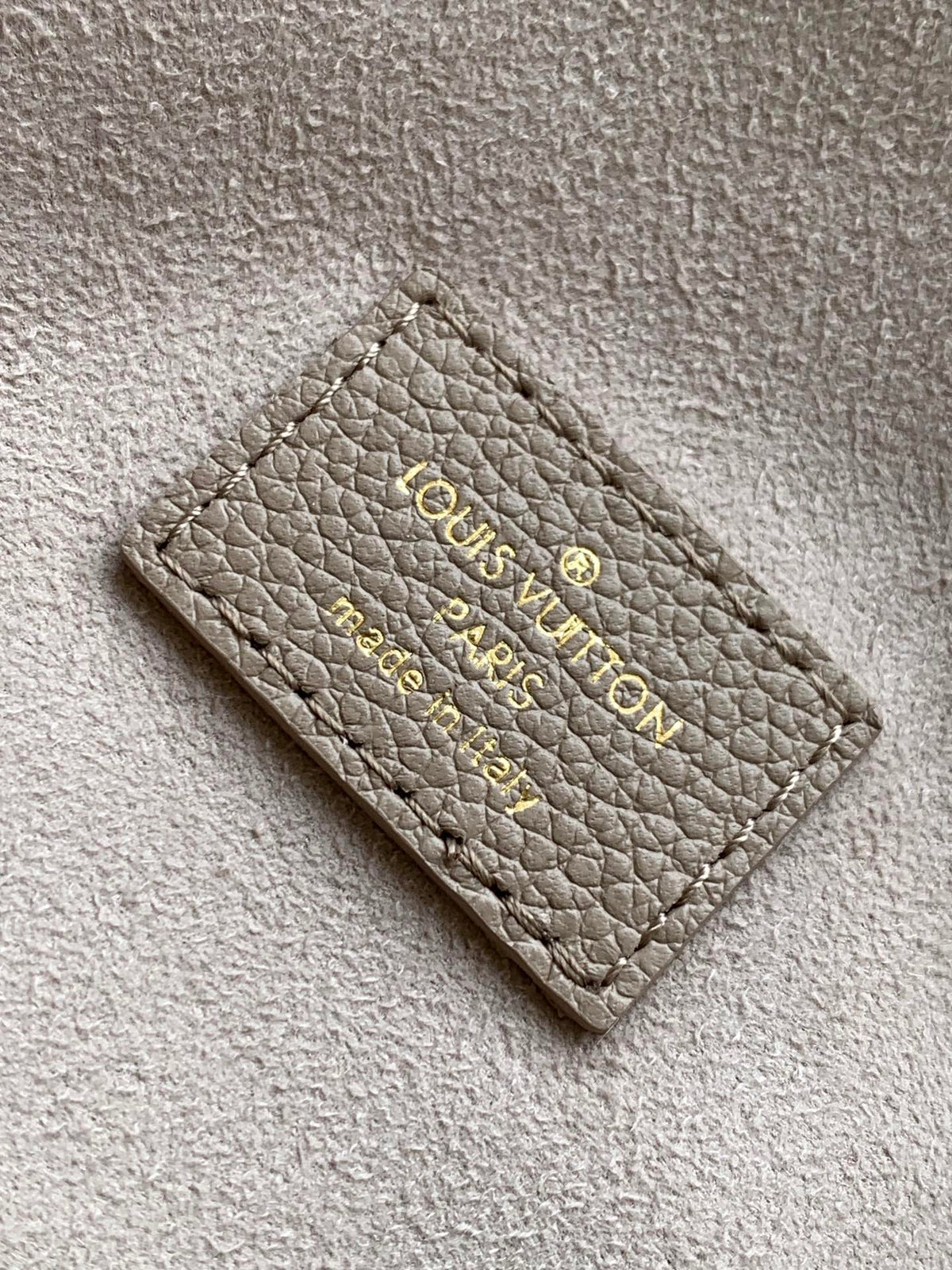 Louis Vuitton Vanity PM Monogram Empreinte Leather Bag - Tourterelle