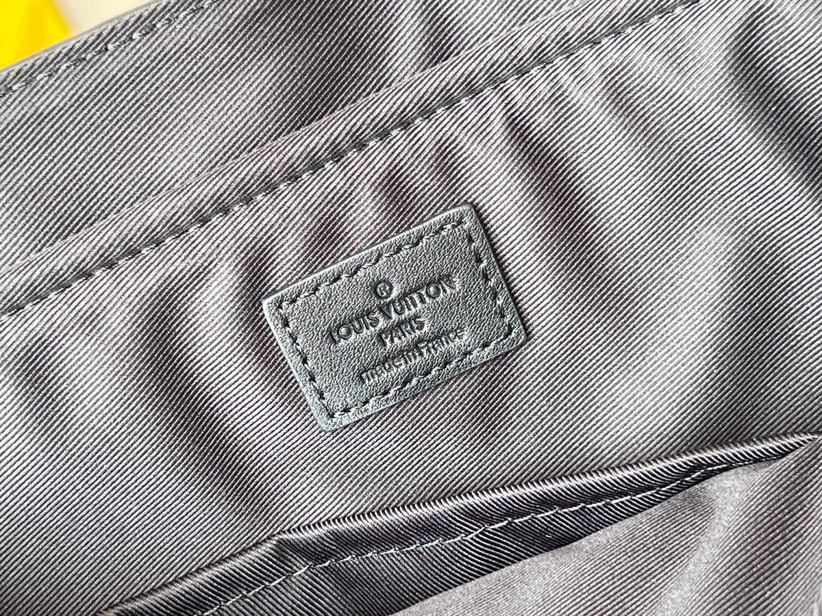 Louis Vuitton S-Lock Messenger Bag - Monogram Shadow Black Leather