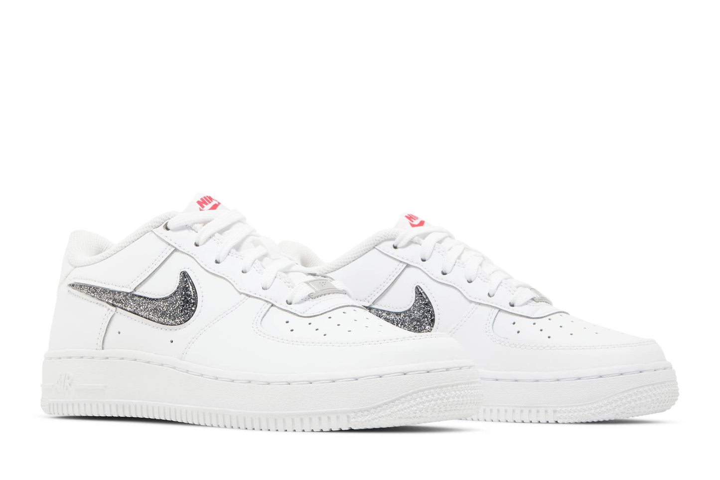 ( Grade School ) Nike Air Force 1 Low LV8 'White Metallic Silver' DC9651-100