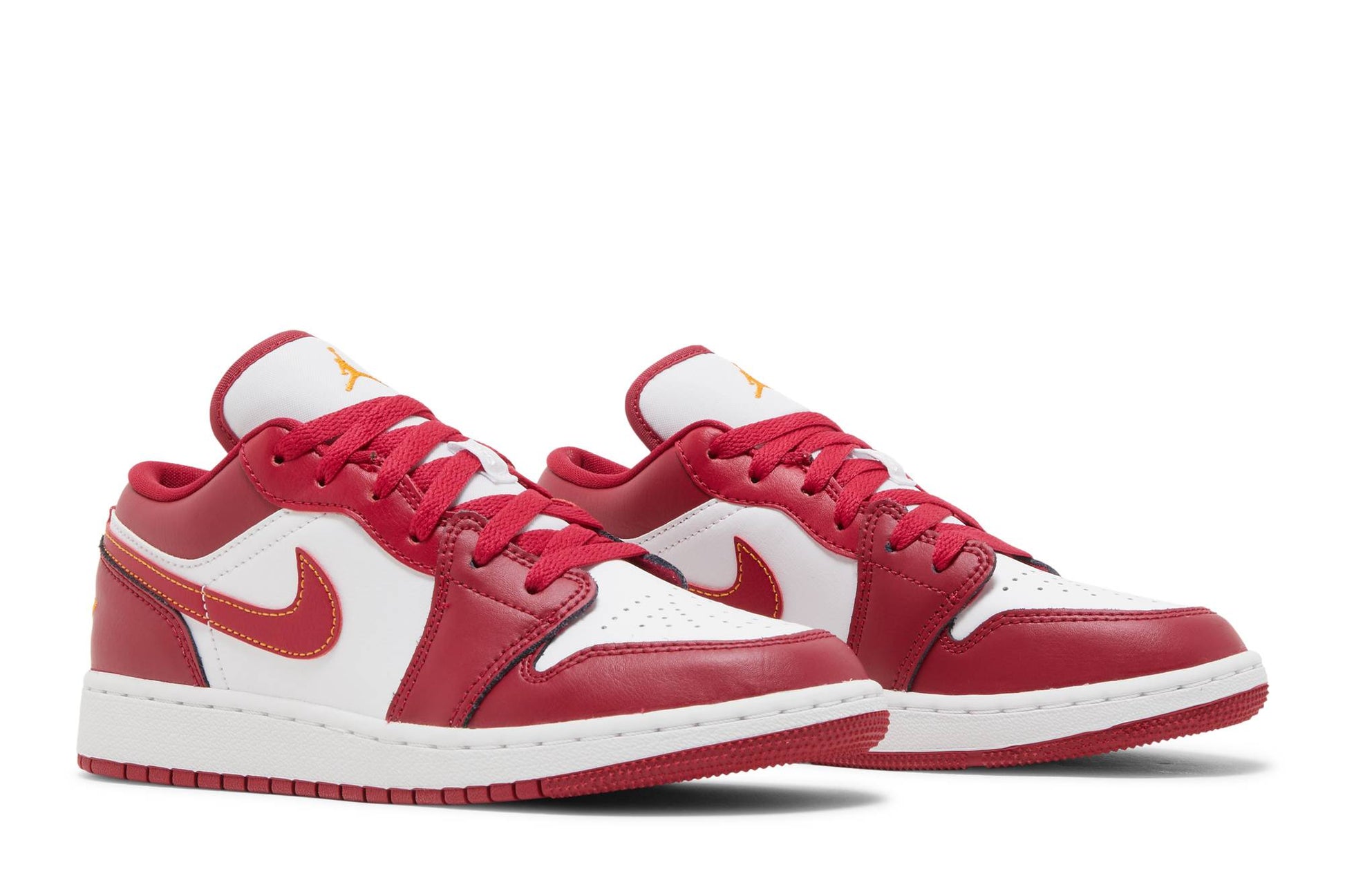 ( Grade School ) Air Jordan 1 Low Cardinal Red 553560-607