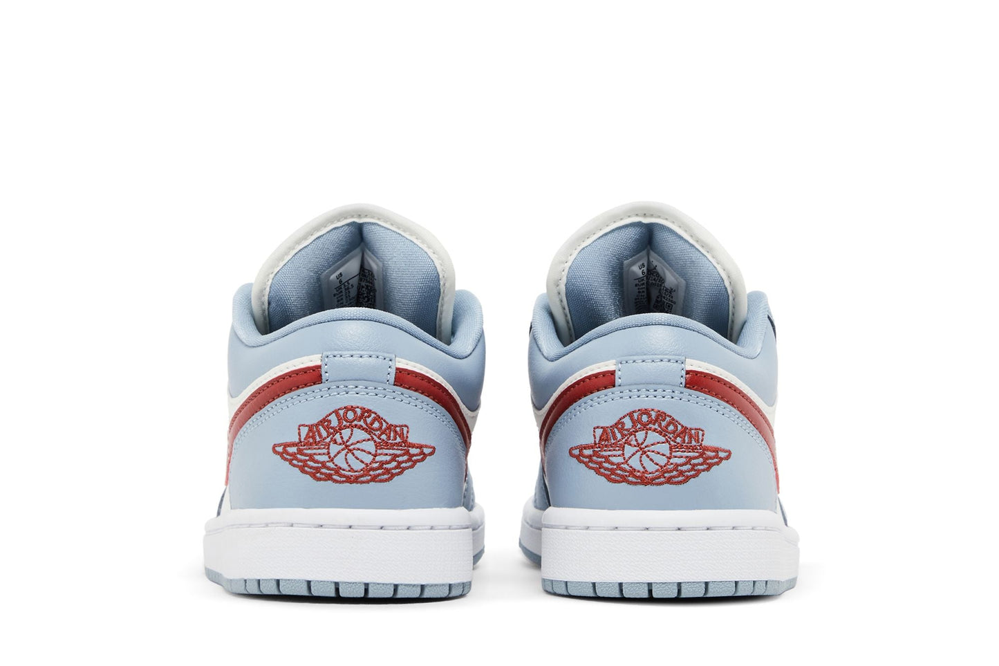 ( Women ) Air Jordan 1 Low Blue Whisper Dune Red DC0774-164