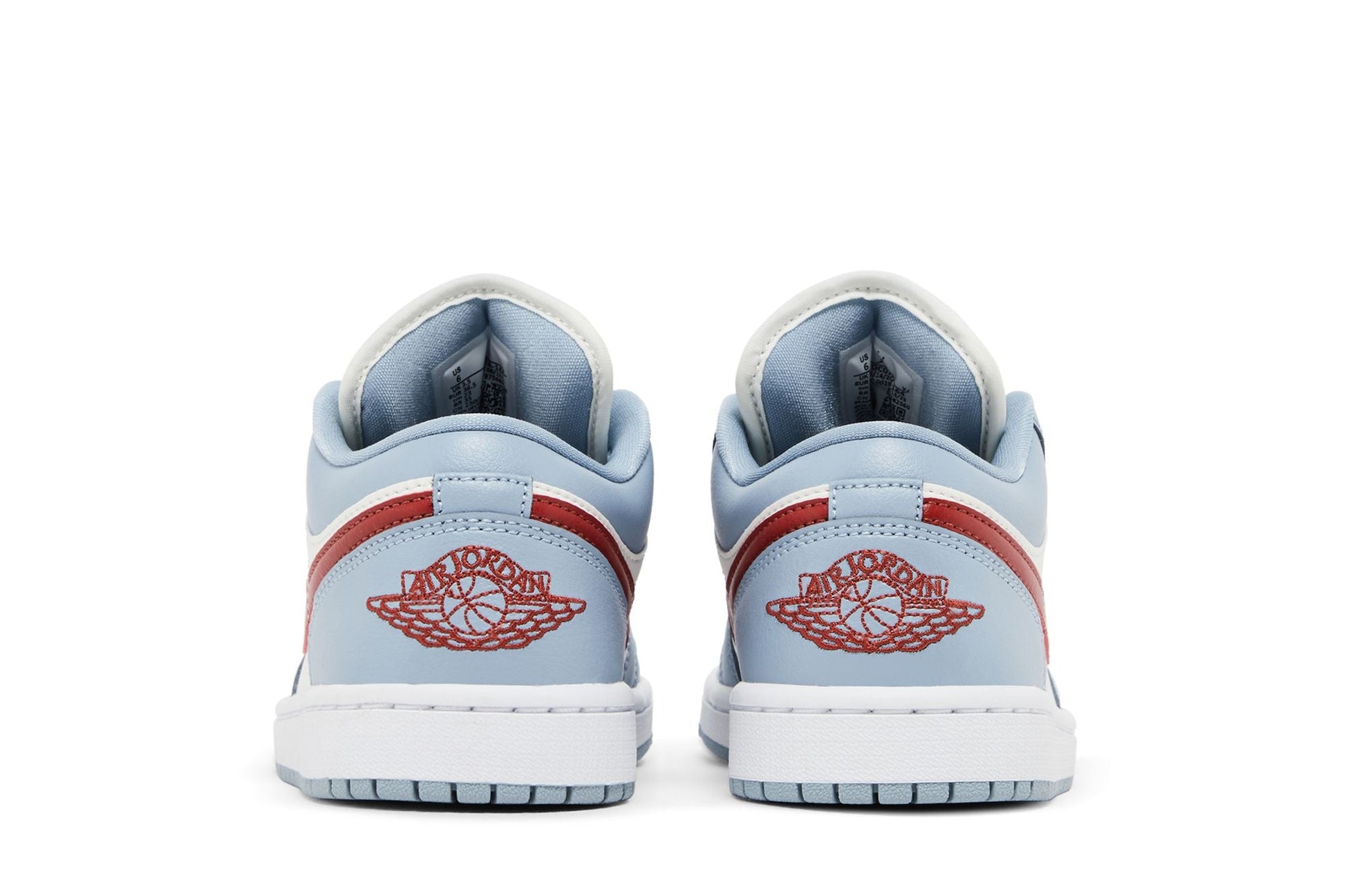 ( Women ) Air Jordan 1 Low Blue Whisper Dune Red DC0774-164