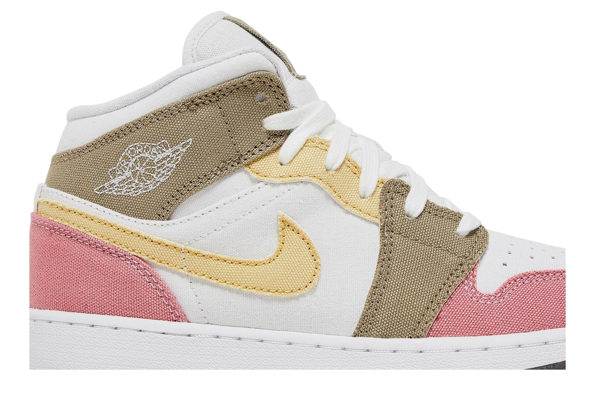 ( Grade School ) Air Jordan 1 Mid 'Pastel Grind' DJ0338-100
