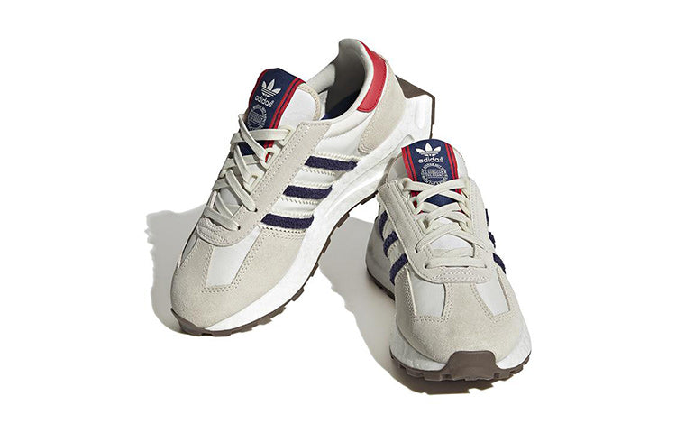 ( Youth ) Adidas Originals Retropy E5 'Beige Navy White' HQ1532