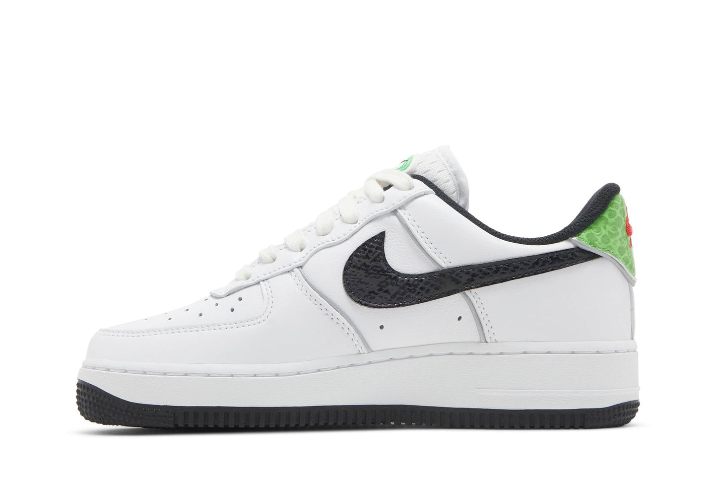 ( Women ) Nike Air Force 1 Low 07 Just Do ItSnakeskin White Black DV1492-101