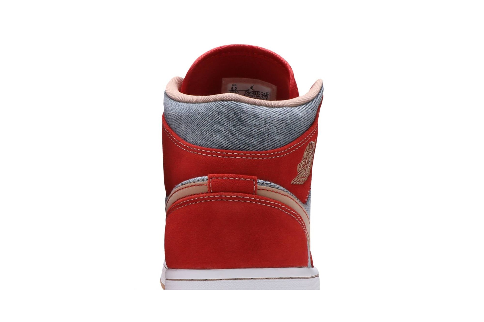 Air Jordan 1 Mid 'Denim Red' DM4352-600