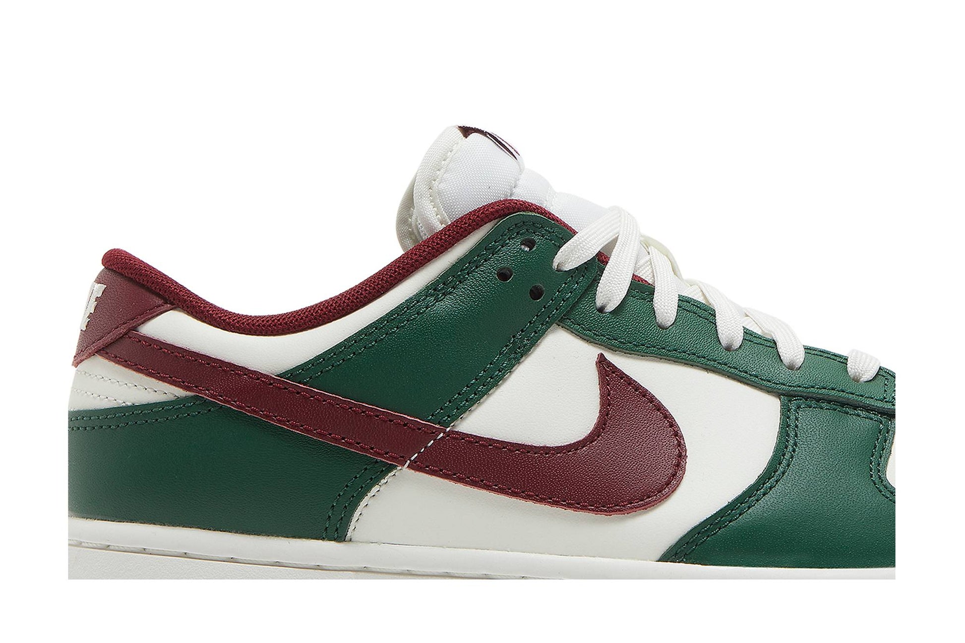 Nike Dunk Low Gorge Green Team Red FB7160-161