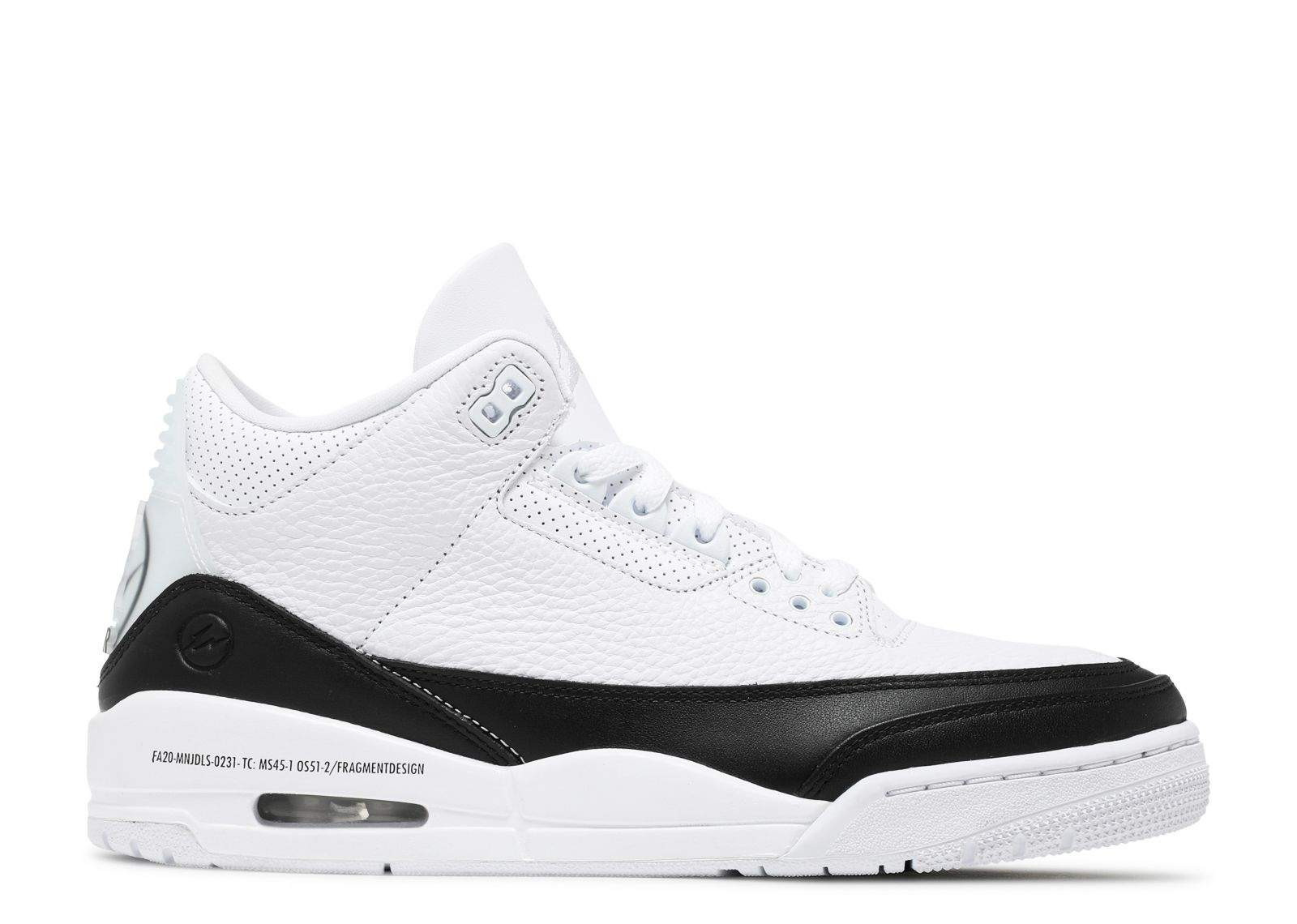 Fragment Design X Air Jordan 3 Retro SP 'White' Everlasting Sneaker