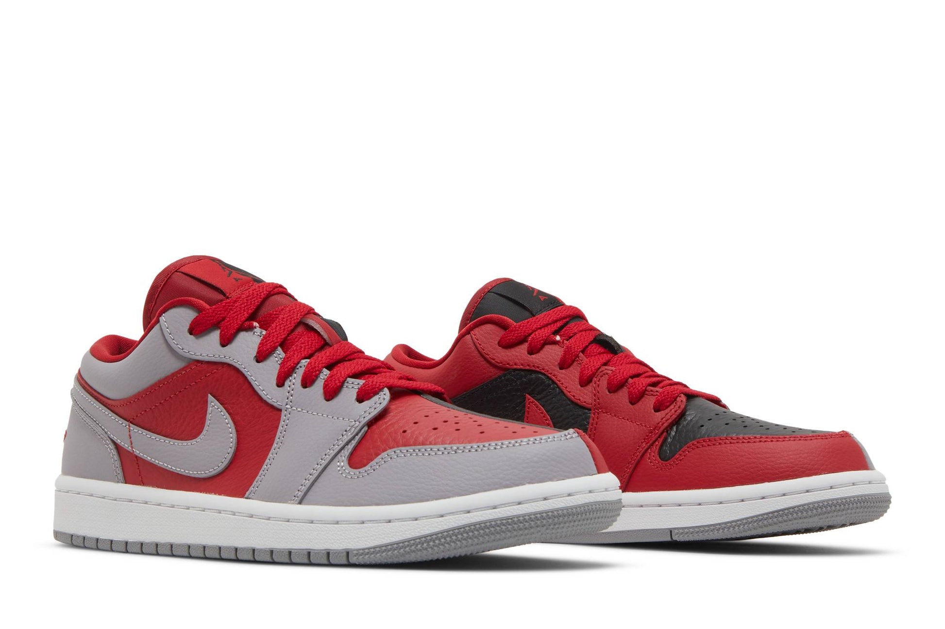 ( Women ) Air Jordan 1 Low SE 'Split – Gym Red Cement Grey' DR0502-600