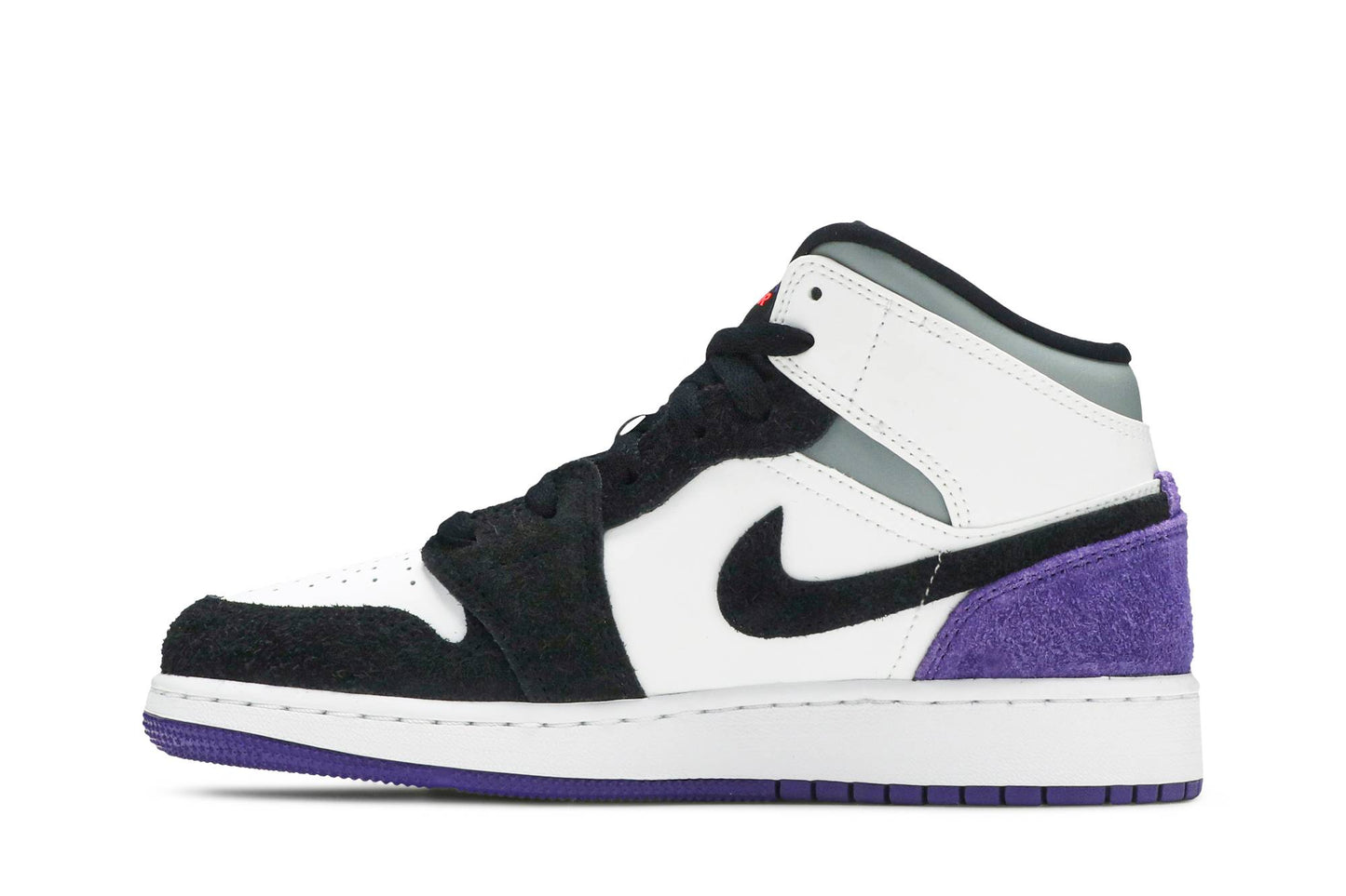 ( Grade School ) Air Jordan 1 Mid SE 'Varsity Purple' BQ6931-105