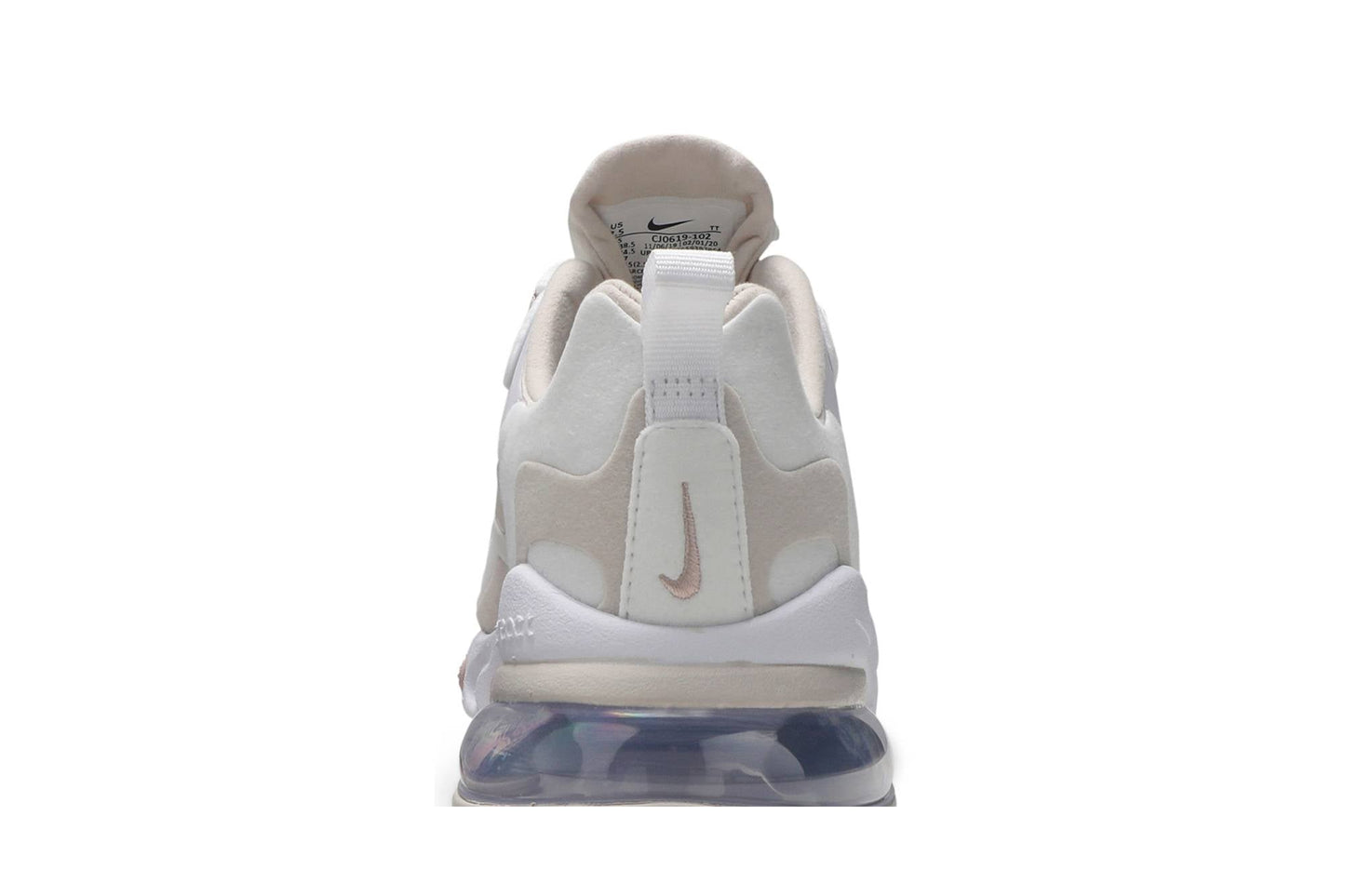 ( Women ) Nike Air Max 270 React Summit White Orewood Brown CJ0619-102