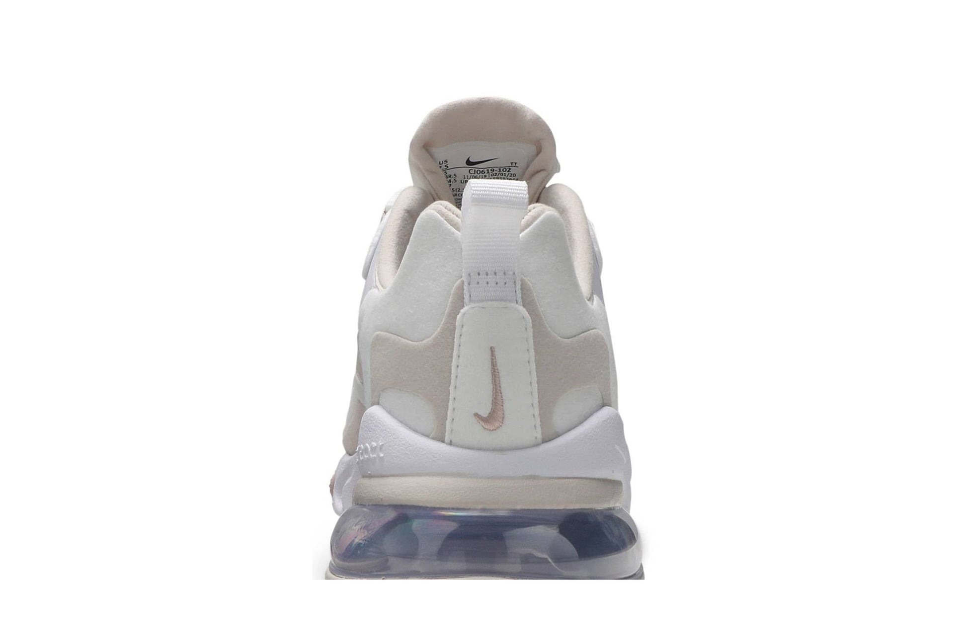 ( Women ) Nike Air Max 270 React Summit White Orewood Brown CJ0619-102