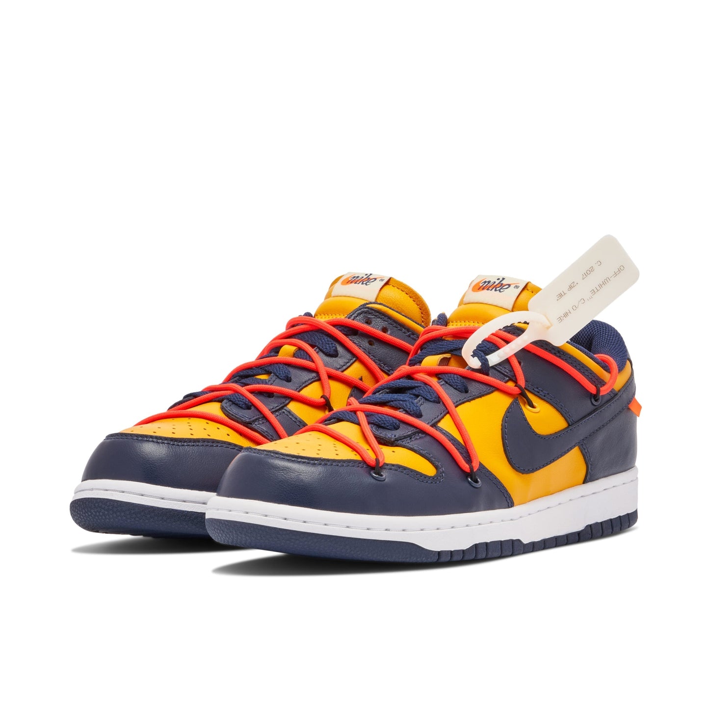 Off-White X Nike SB Dunk Low University Gold