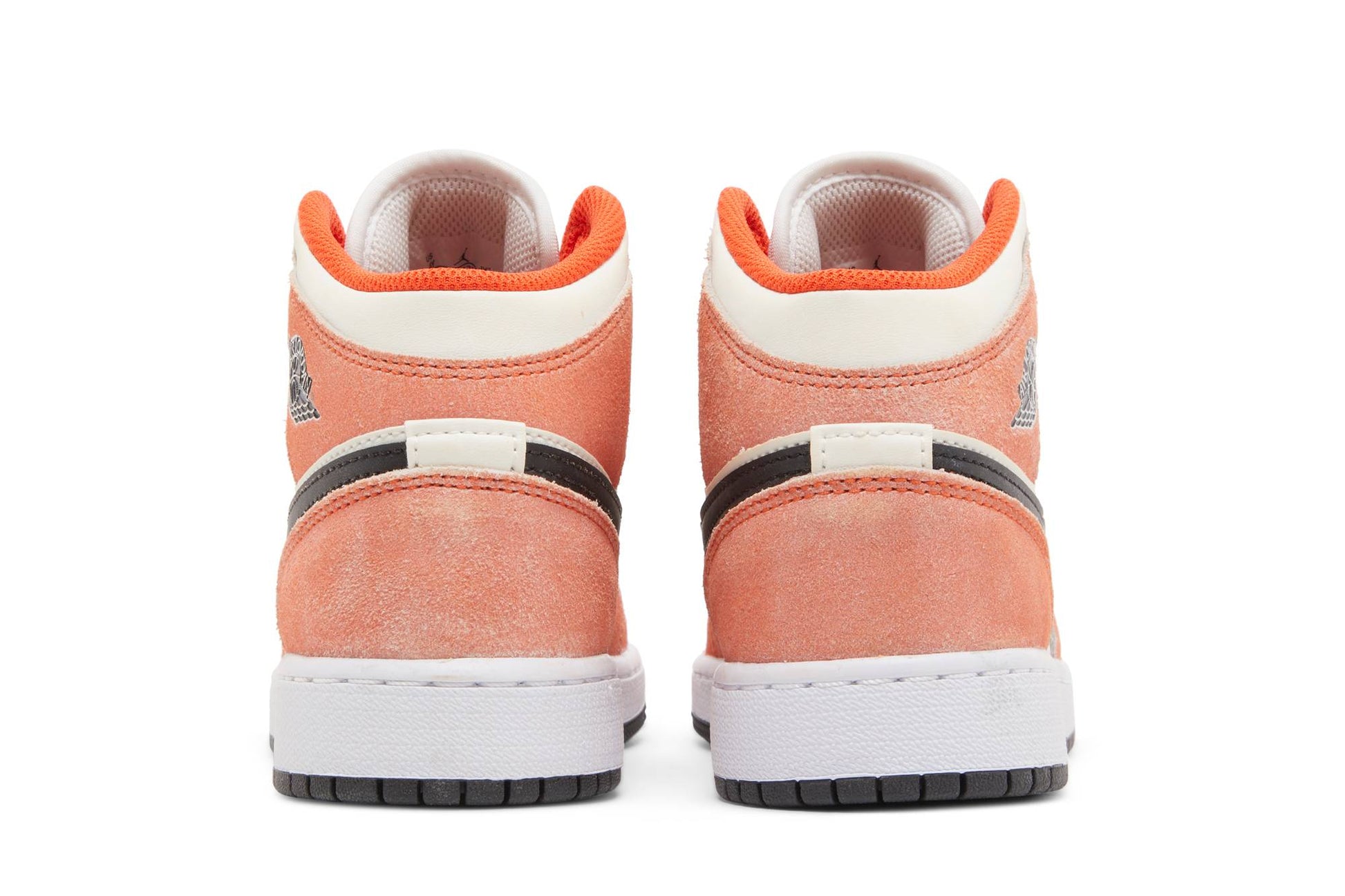( Grade School ) Air Jordan 1 Mid Orange Suede DV1336-800