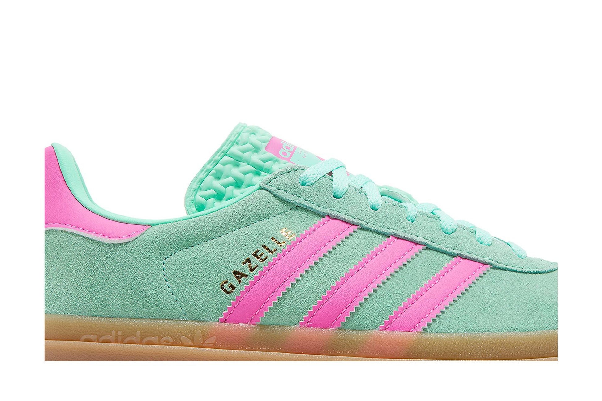 ( Women ) Adidas Gazelle Bold Pulse Mint Screaming Pink H06125