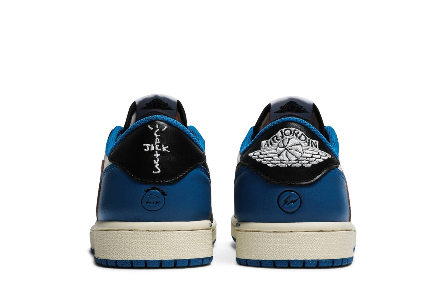 Fragment Design X Travis Scott X Air Jordan 1 Retro Low Military Blue DM7866-140