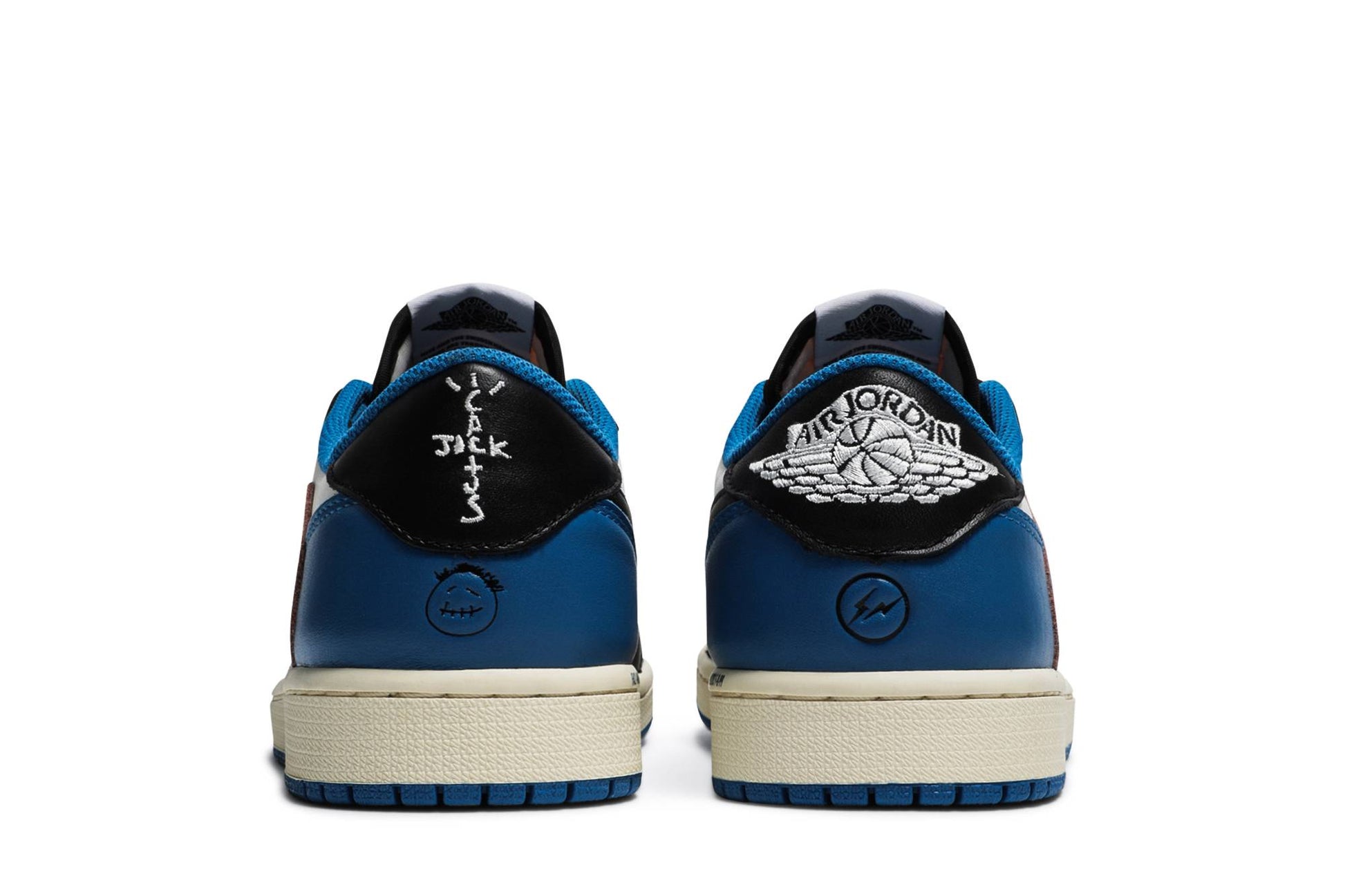 Fragment Design X Travis Scott X Air Jordan 1 Retro Low Military Blue DM7866-140