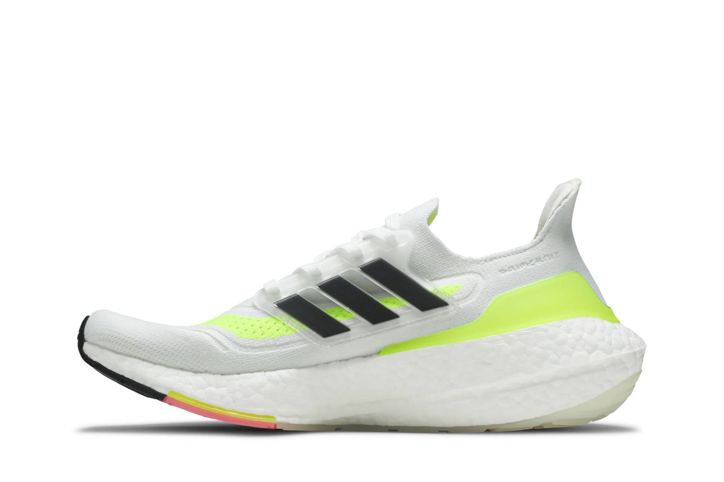 Adidas UltraBoost 21 'White Solar Yellow' FY0377