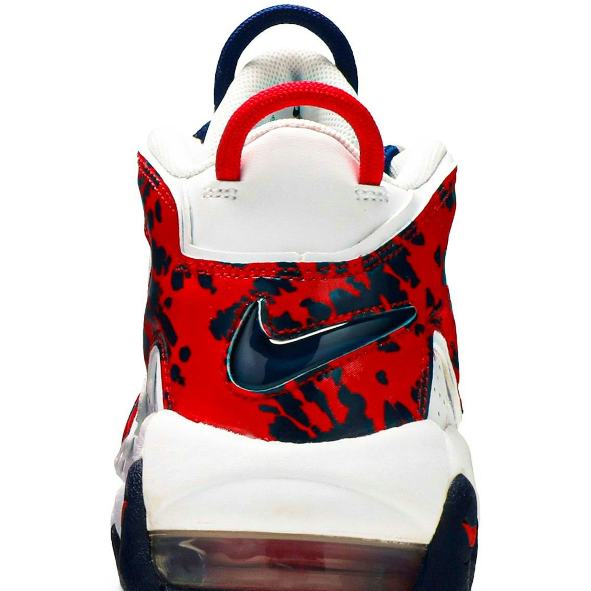 ( Grade School ) Nike Air More Uptempo 'White Blue Red Camo' CZ7885-100