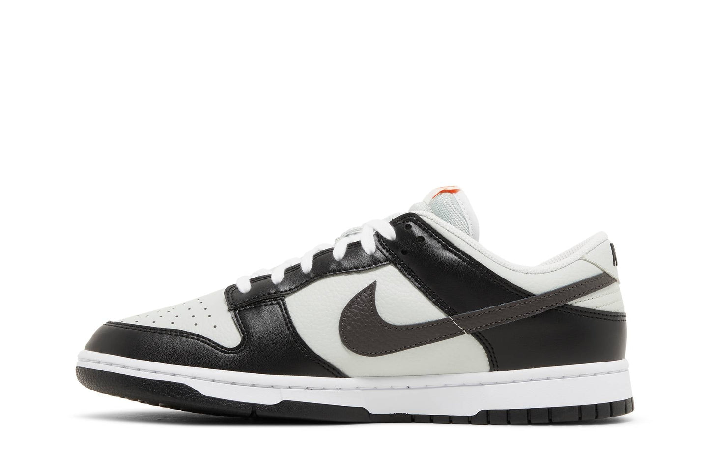 Nike Dunk Low 'Grey Black Orange Mini Swoosh' FN7808-001