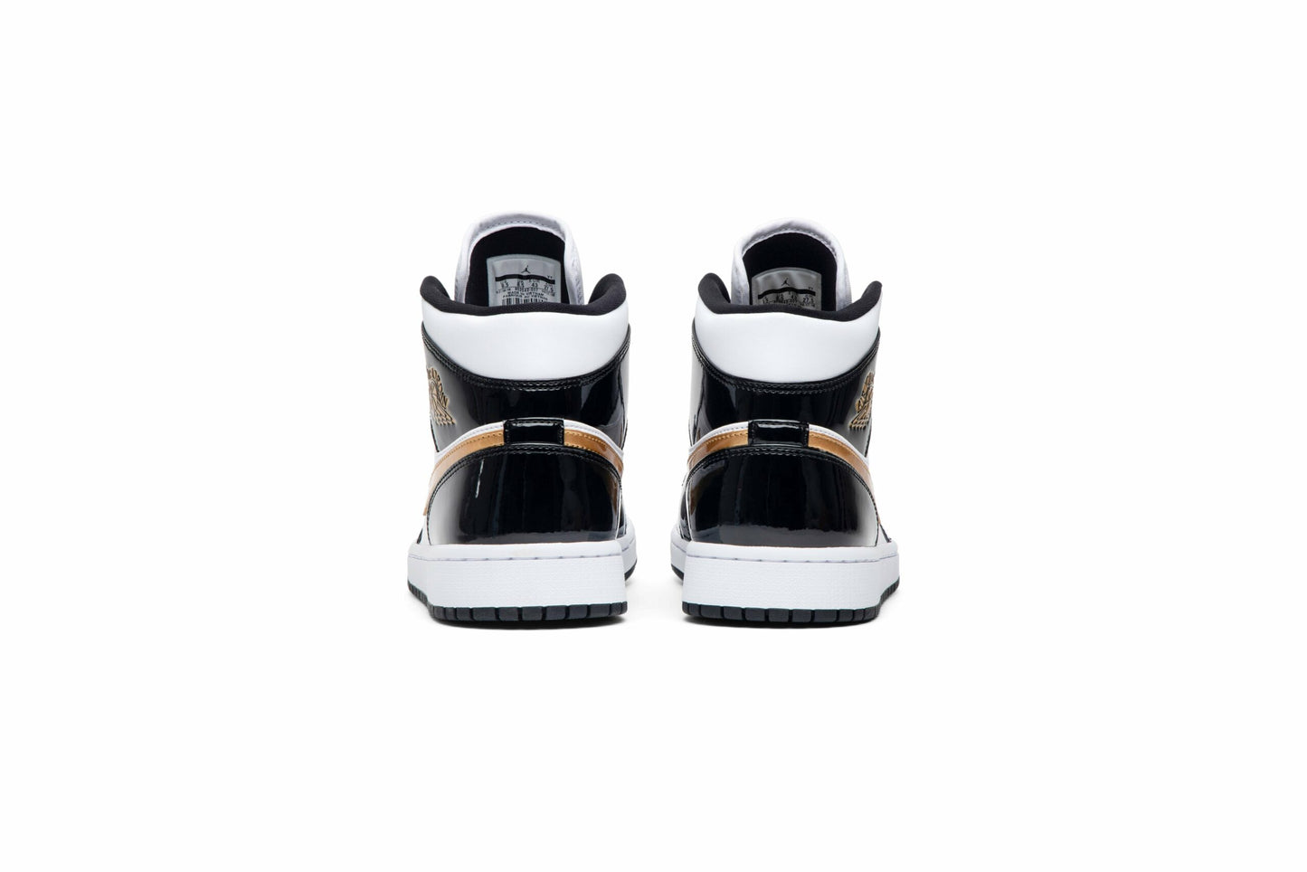 Air Jordan 1 Mid Patent Black Gold 852542-007