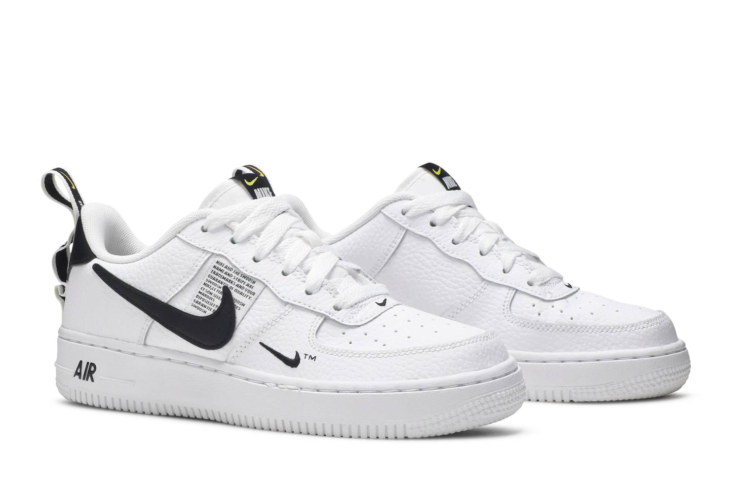 ( Grade School ) Nike Air Force 1 Low Utility White Black AR1708-100