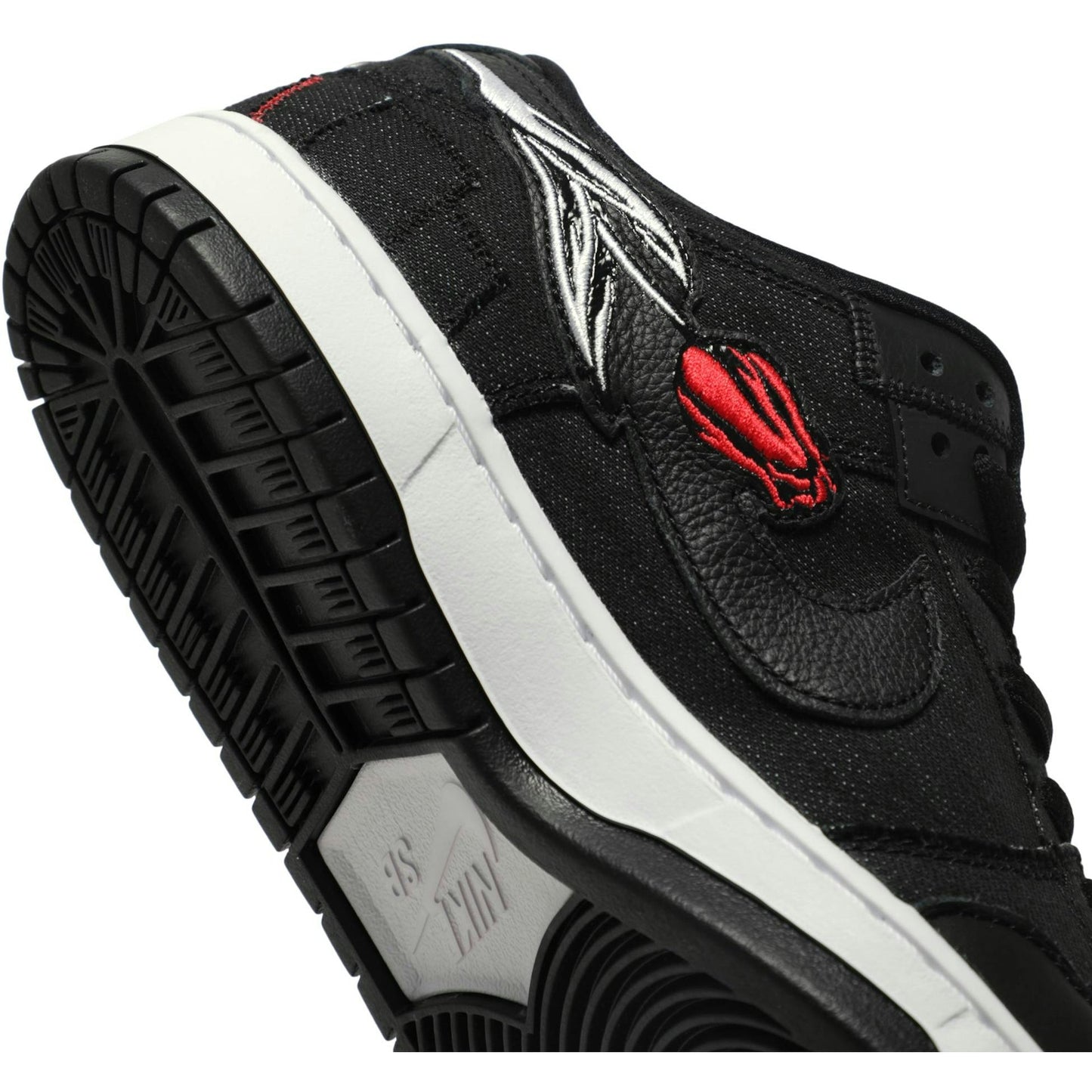 Wasted Youth X Nike SB Dunk Low 'Black Denim' DD8386-001