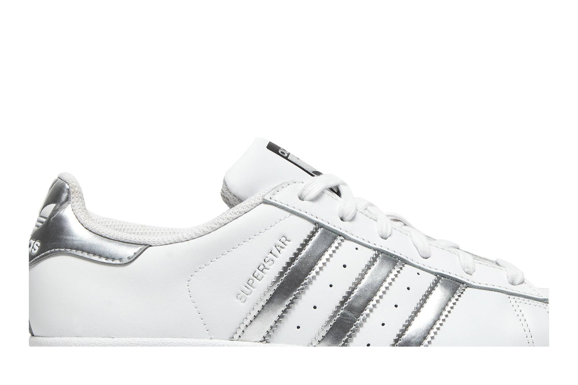 ( Women ) Adidas Superstar 'White Silver Metallic' AQ3091