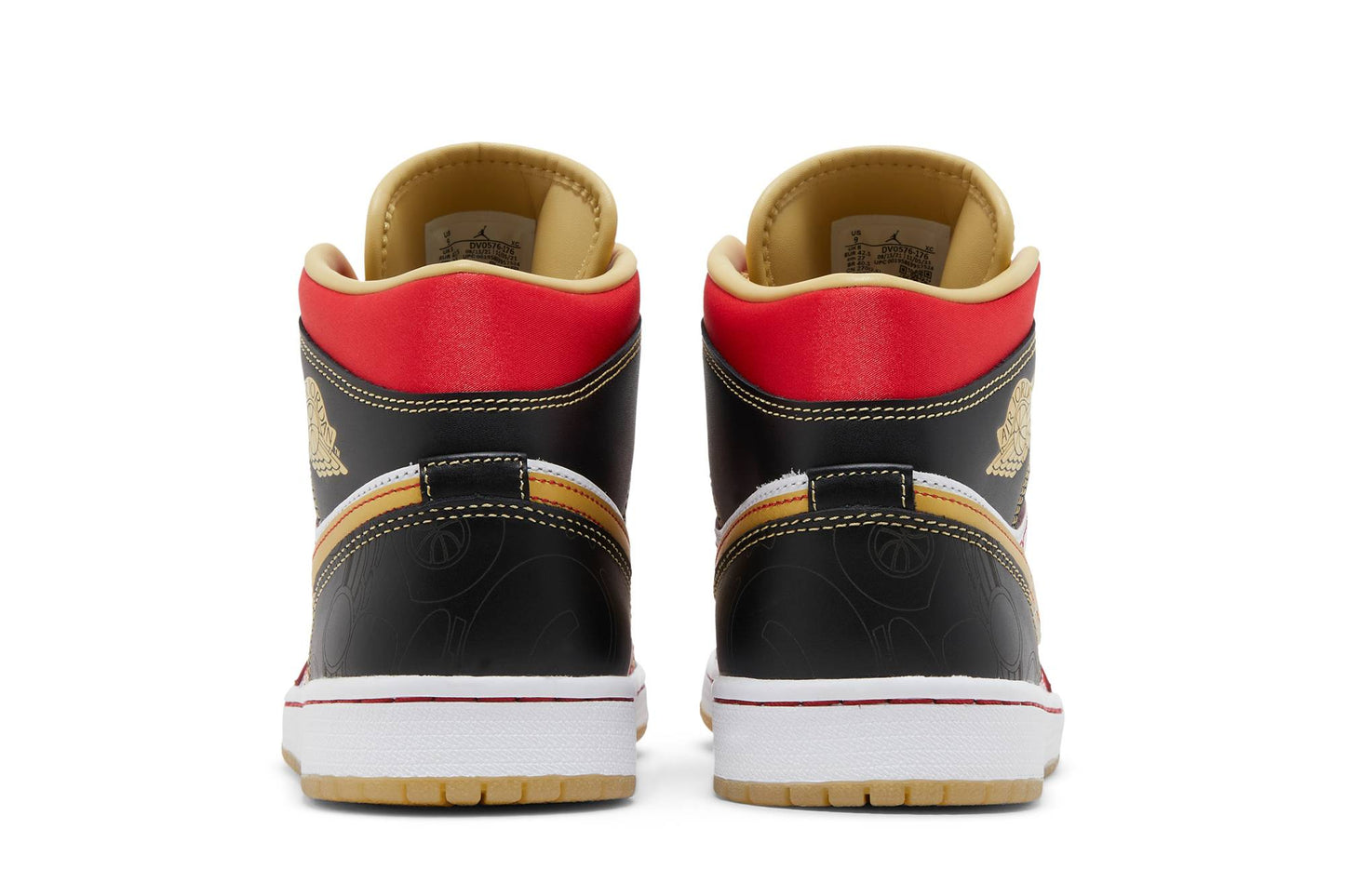 Air Jordan 1 Mid XQ 'White Black Sport Red' 2022 DV0576-176