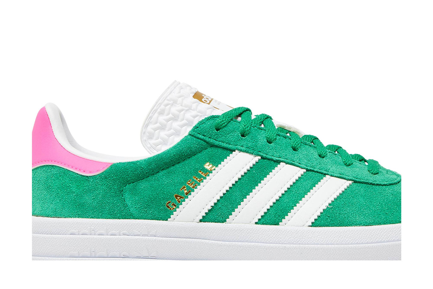 ( Women ) Adidas Gazelle Bold Green Lucid Pink IG3136