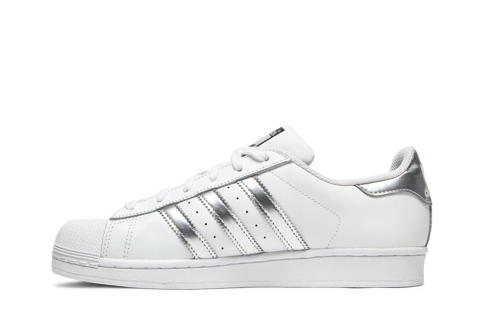 ( Women ) Adidas Superstar 'White Silver Metallic' AQ3091