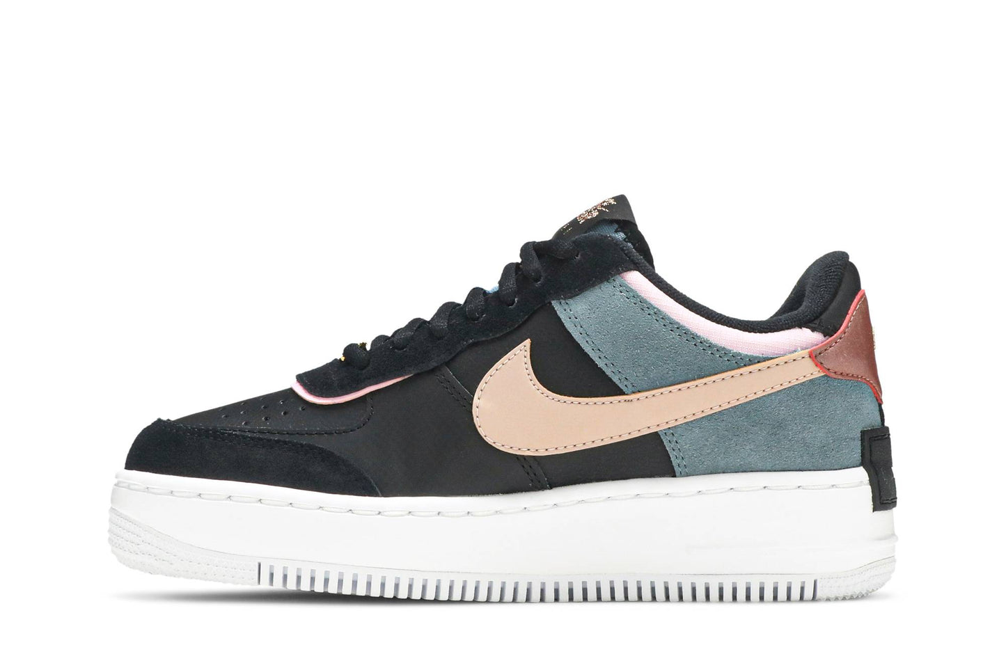 ( Women ) Nike Air Force 1 Shadow Black Light Arctic Pink CU5315-001