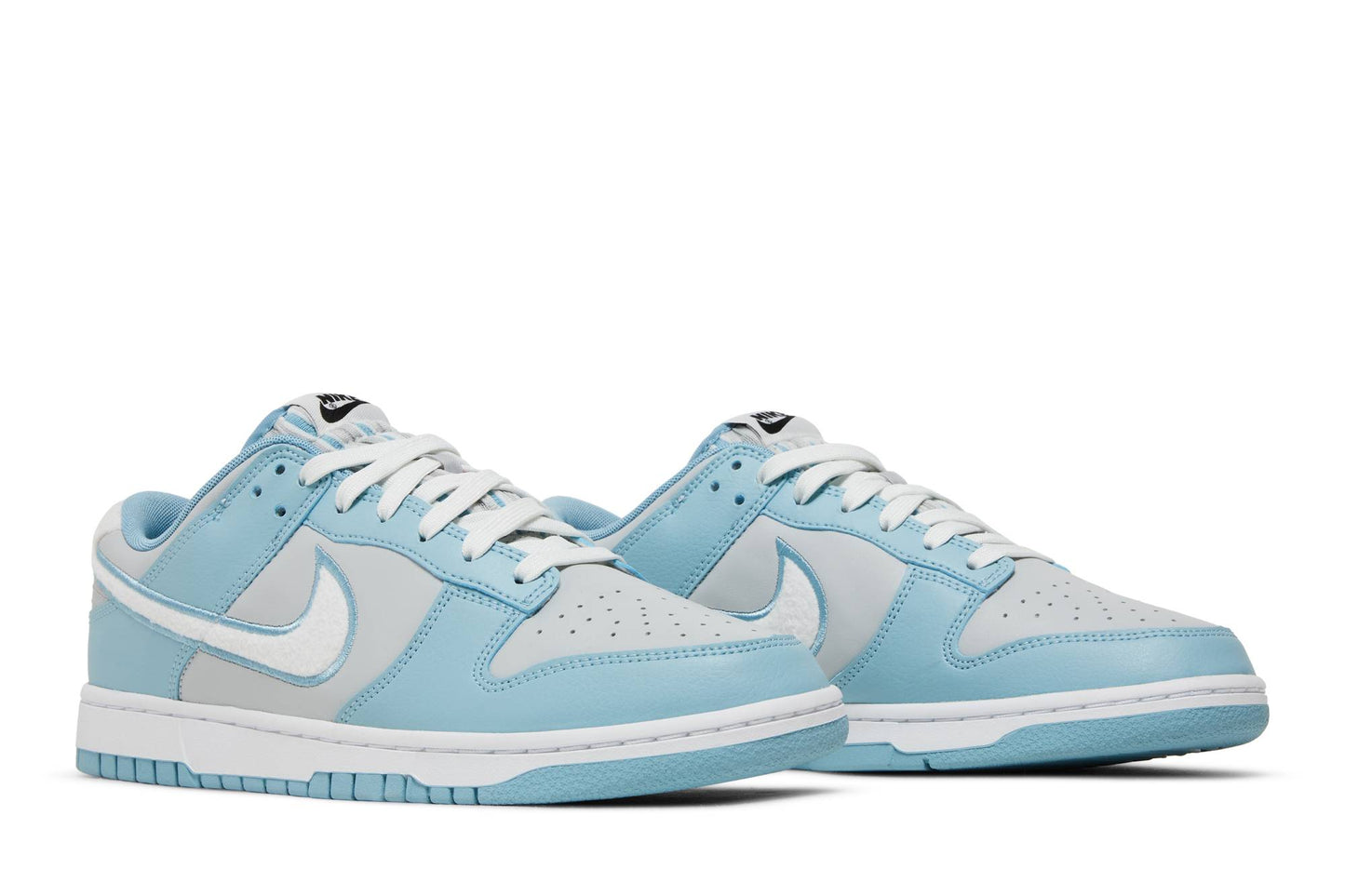 Nike Dunk Low Retro Fleece Swoosh Worn Blue FB1871-011