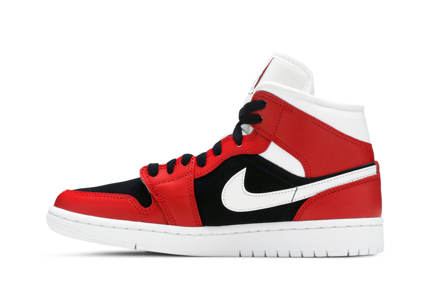 ( Women ) Air Jordan 1 Mid 'Gym Red Black' BQ6472-601