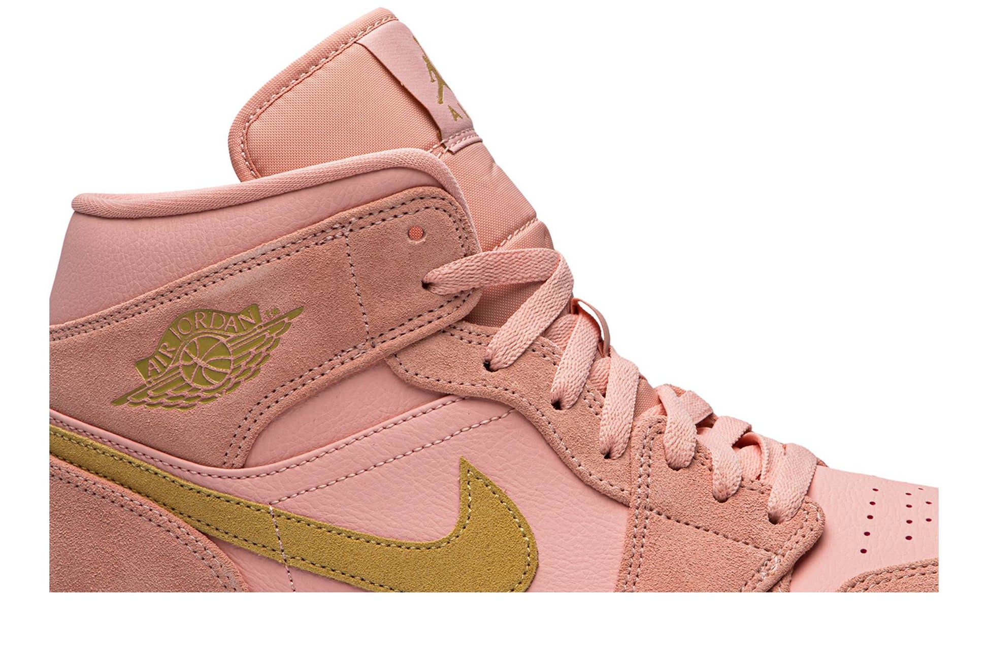 Air Jordan 1 Mid 'Coral Gold' 852542-600