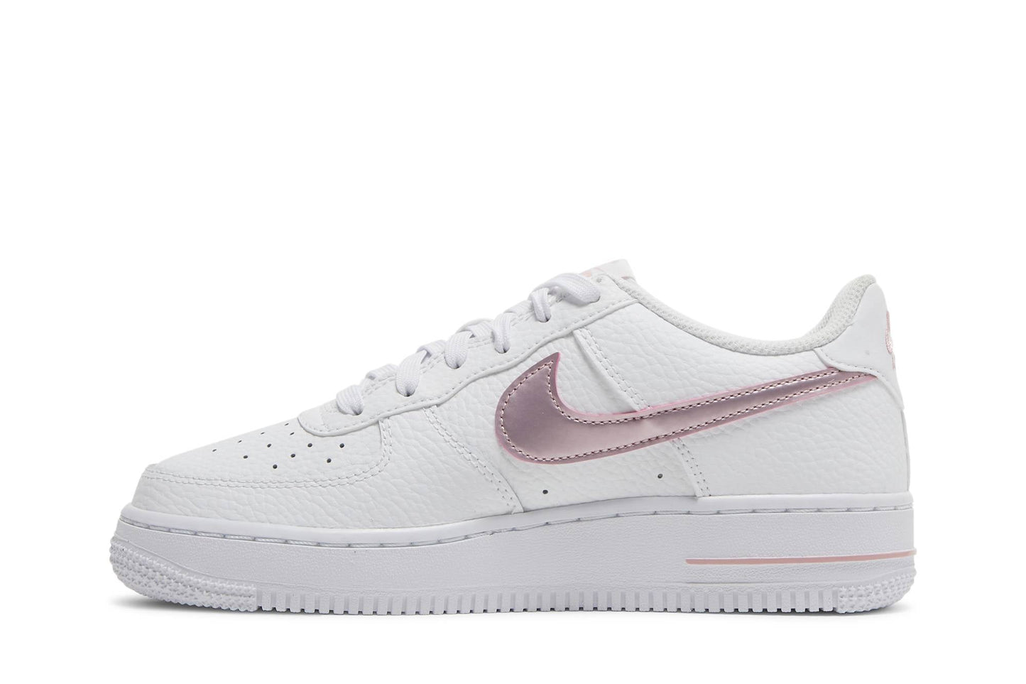 ( Grade School ) Nike Air Force 1 Low White Pink Glaze CT3839-104