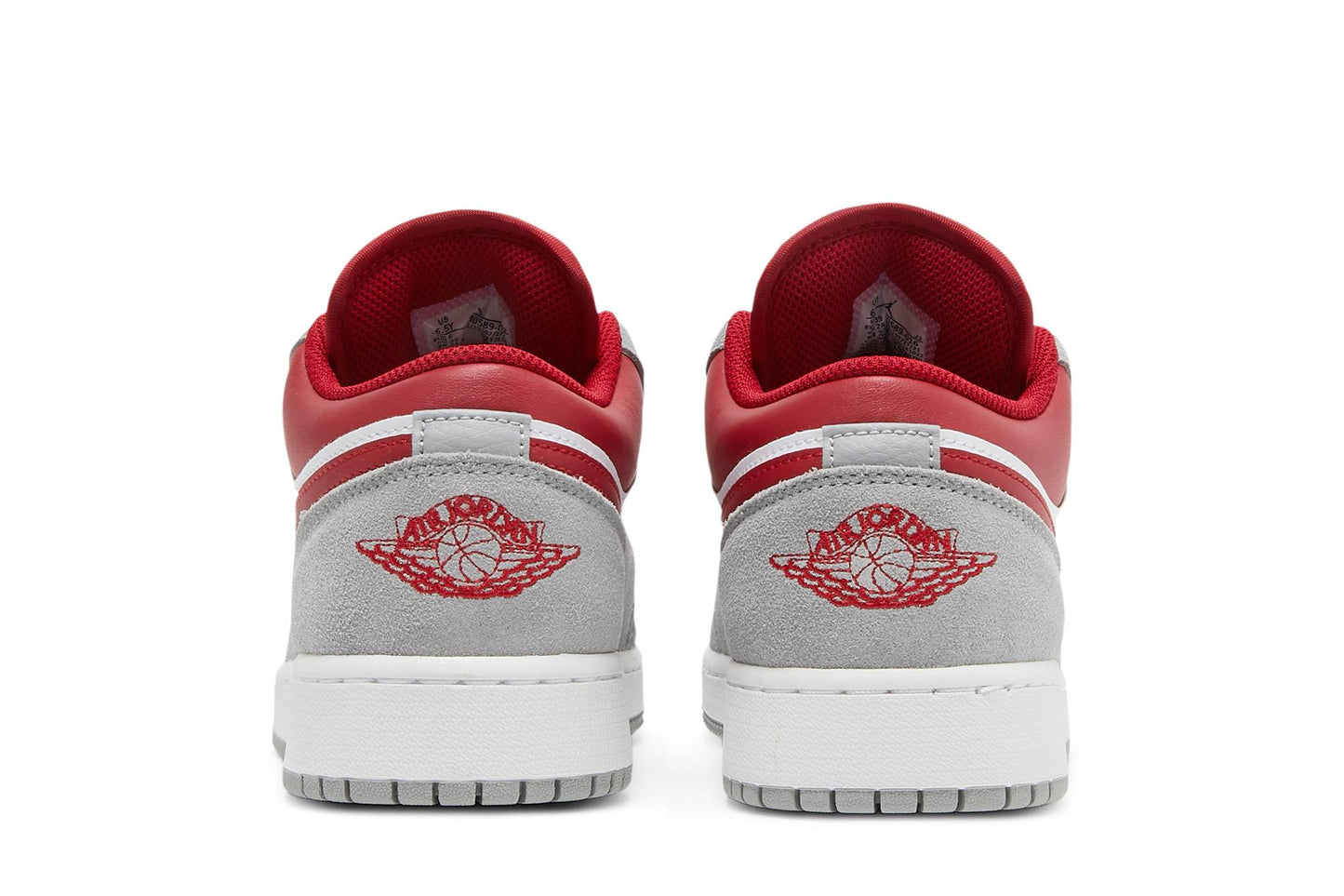 ( Grade School ) Air Jordan 1 Low SE 'Light Smoke Grey Gym Red' DM0589-016