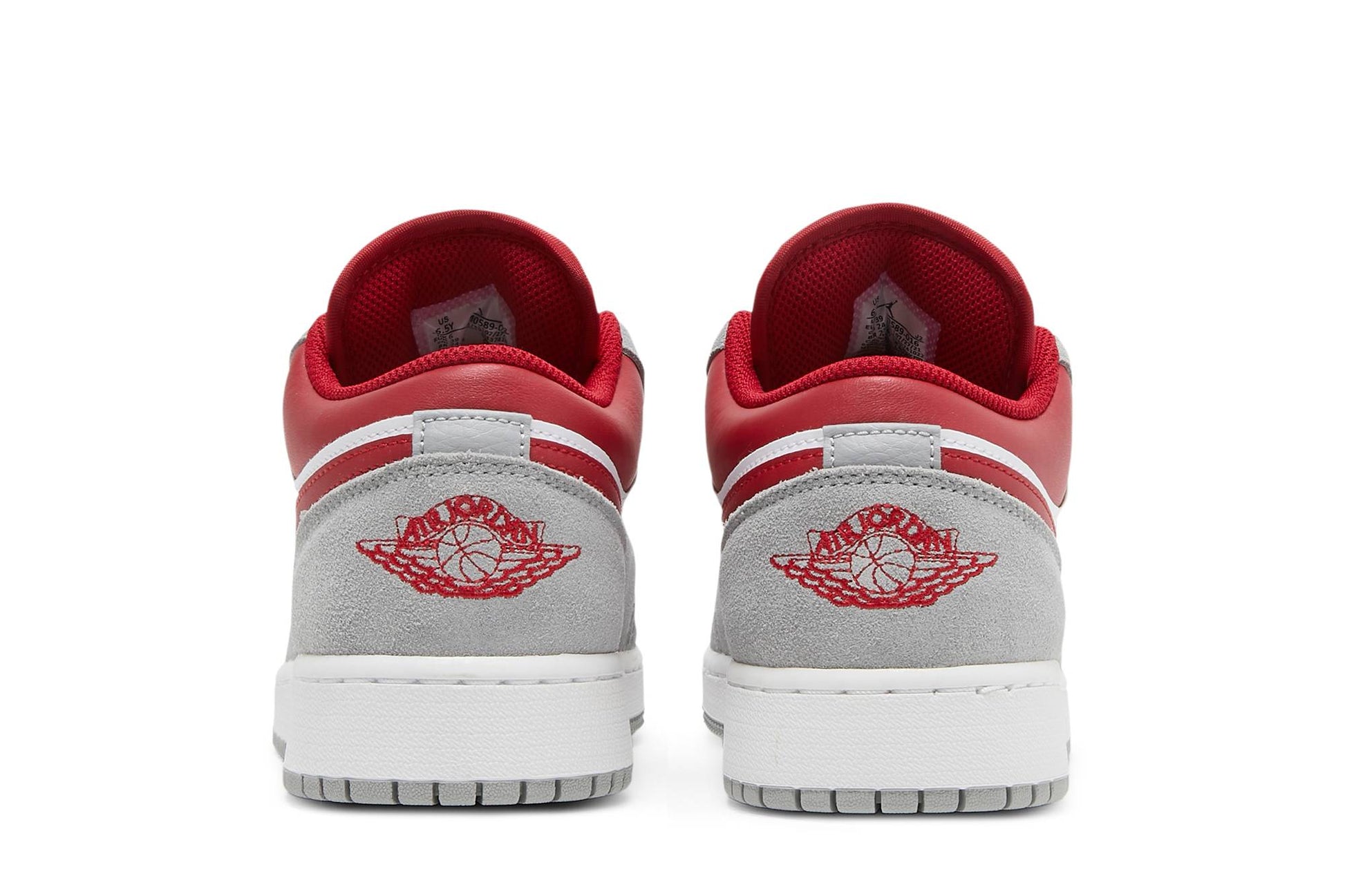 ( Grade School ) Air Jordan 1 Low SE 'Light Smoke Grey Gym Red' DM0589-016