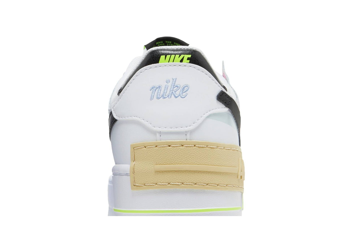( Women ) Nike Air Force 1 Shadow 'White Black Pastel' FJ0735-100