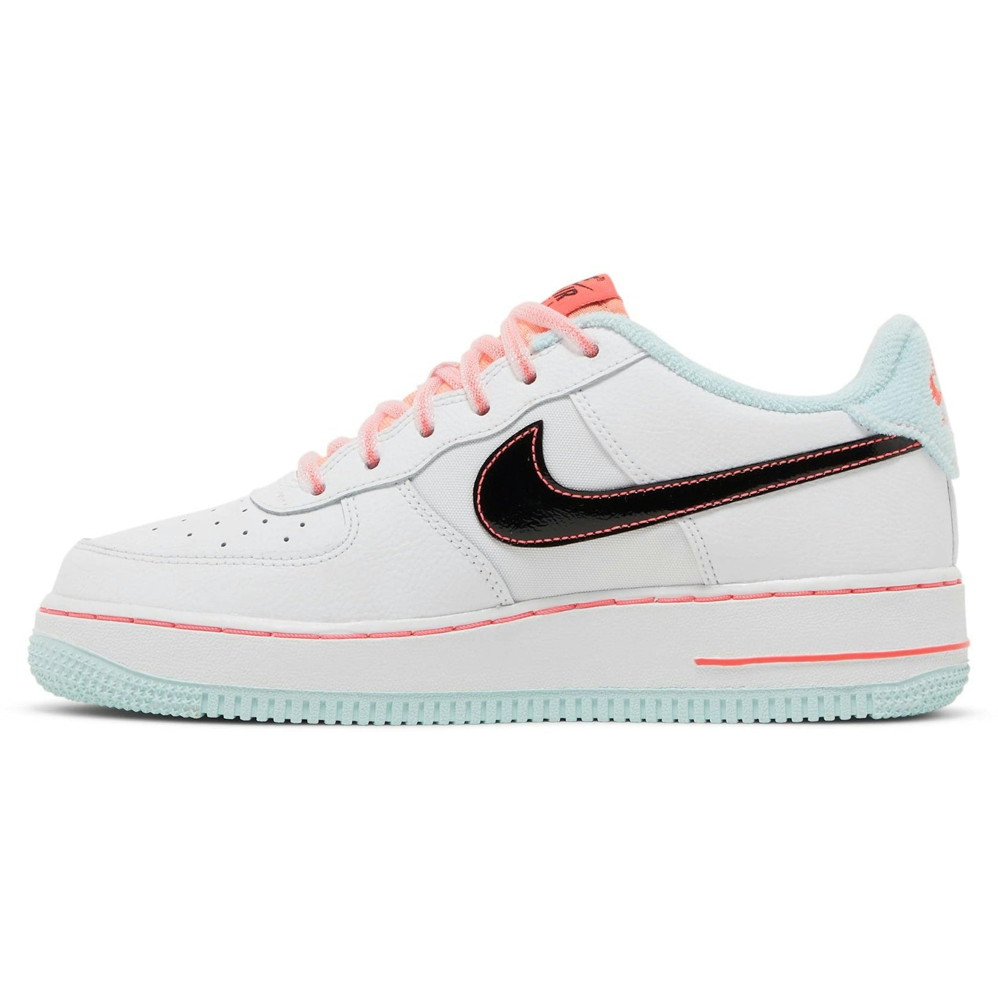 ( Youth ) Nike Air Force 1 07 LV8 GS White Atomic Pink DD7709-100