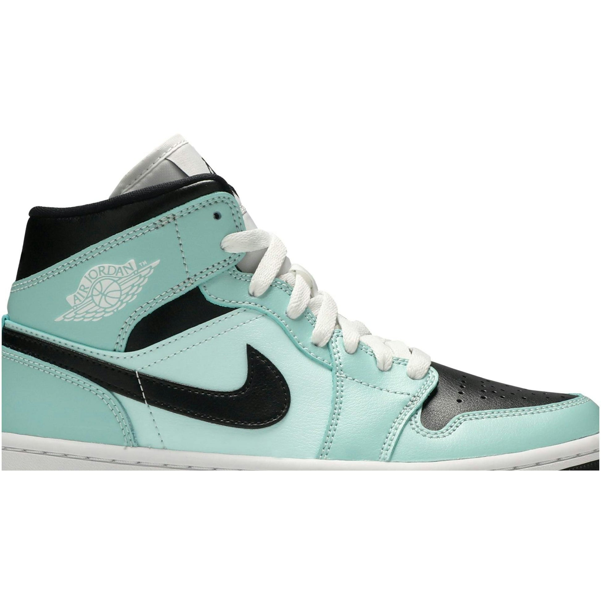 ( Women ) Air Jordan 1 Mid Aqua Black BQ6472-300