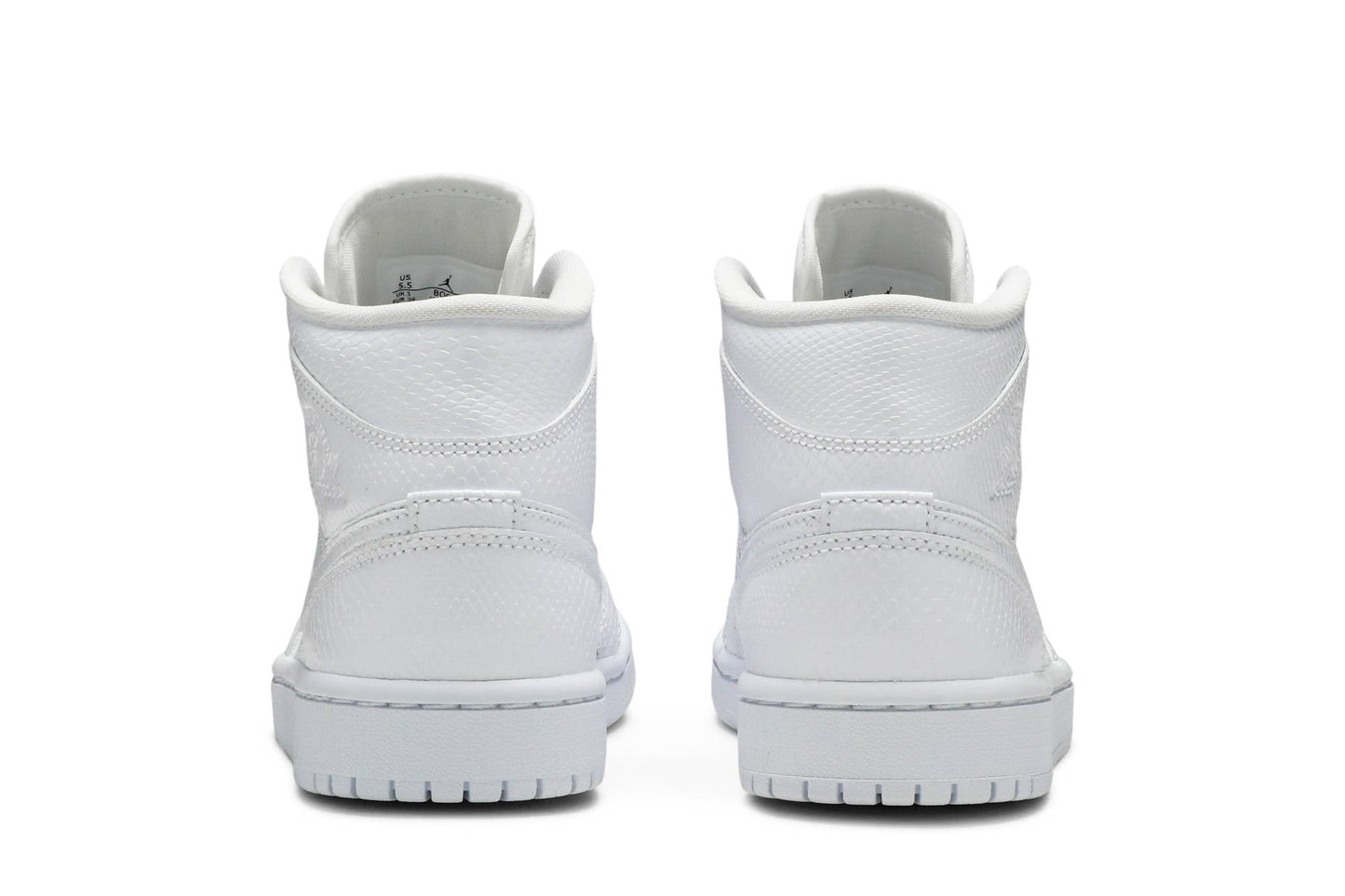 ( Women ) Air Jordan 1 Mid 'White Snakeskin' BQ6472-110