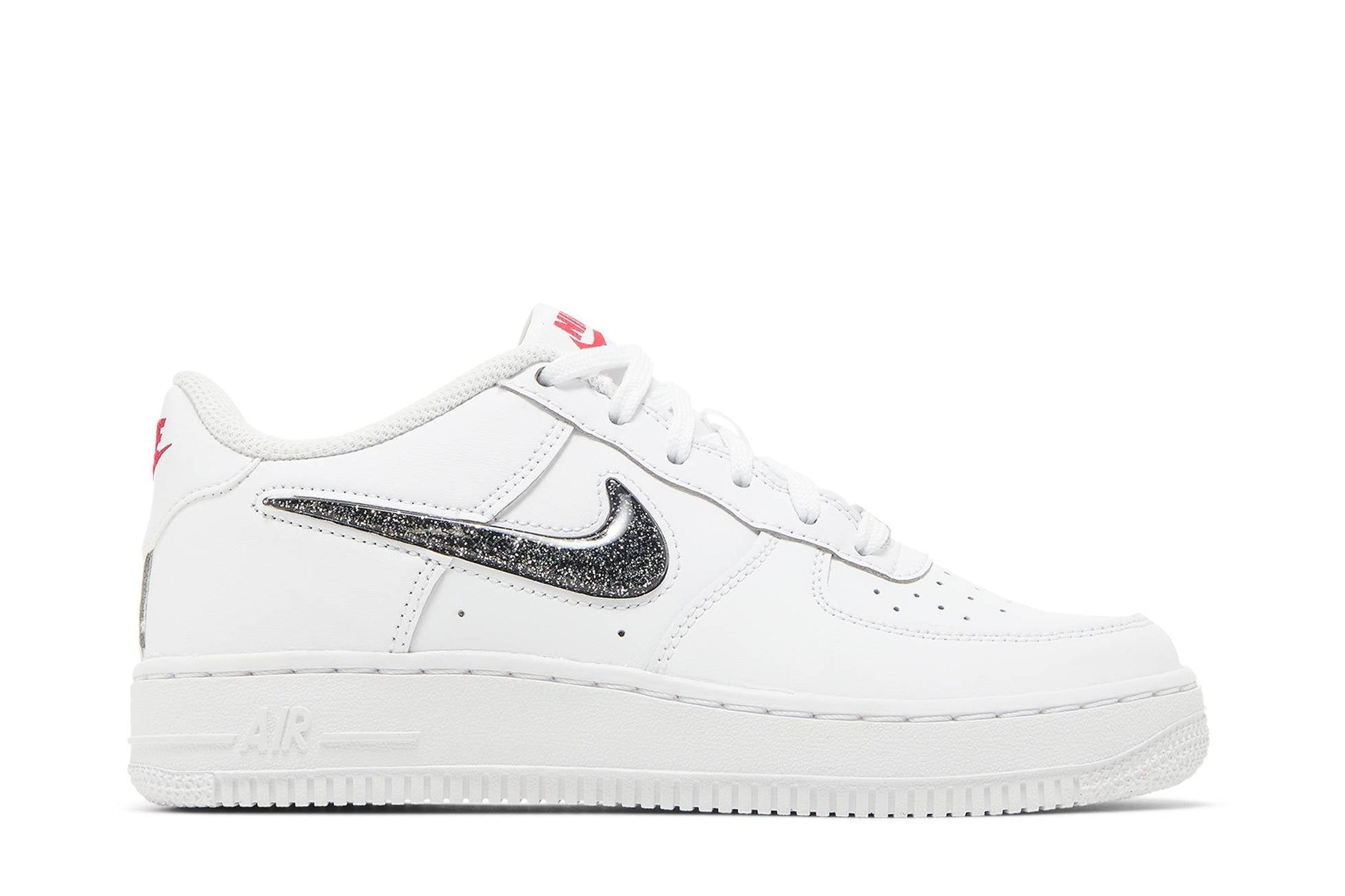 ( Grade School ) Nike Air Force 1 Low LV8 'White Metallic Silver' DC9651-100